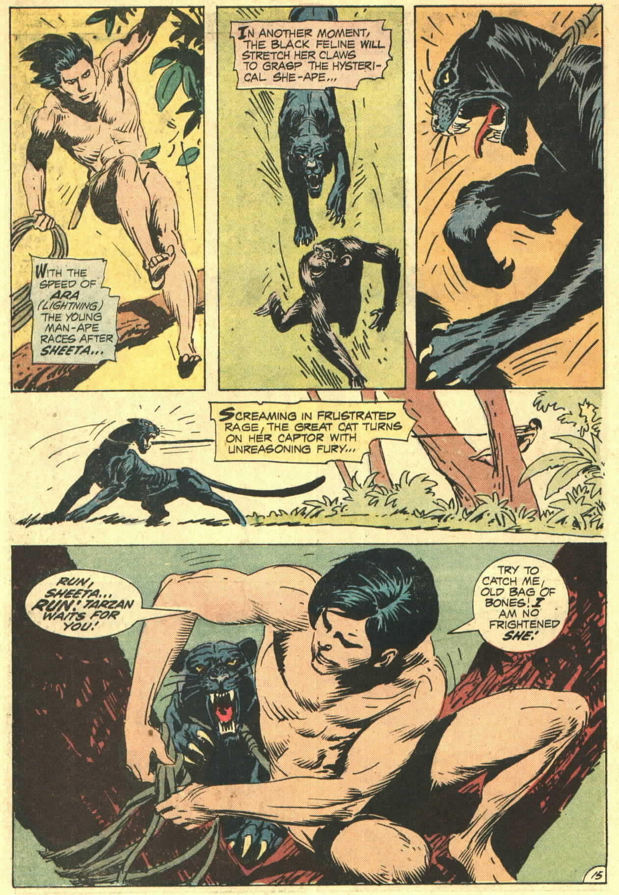 Read online Tarzan (1972) comic -  Issue #208 - 16