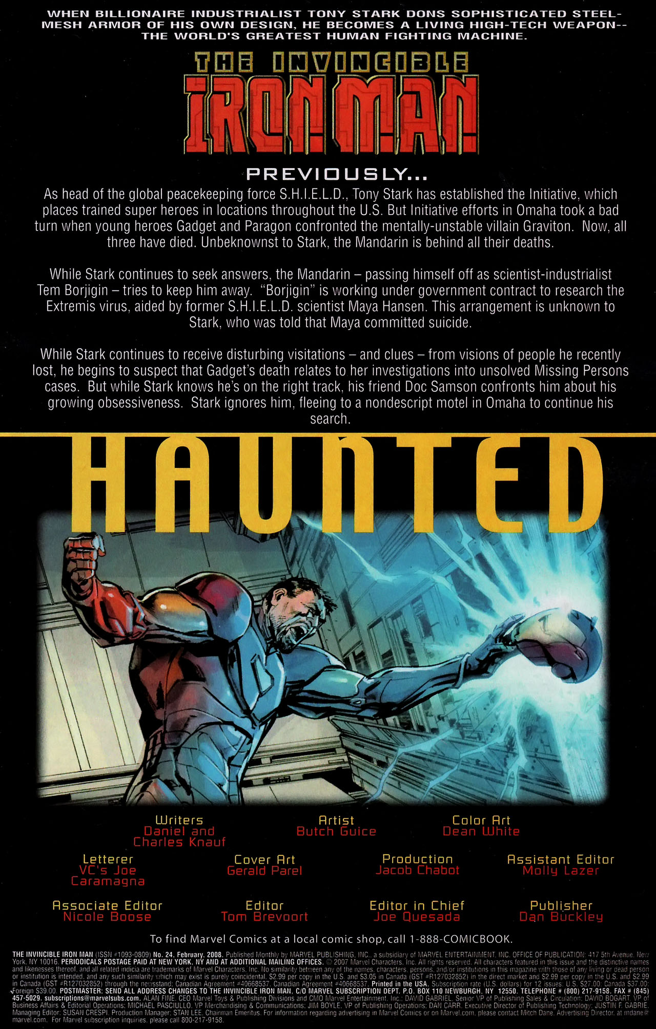 Read online The Invincible Iron Man (2007) comic -  Issue #24 - 2