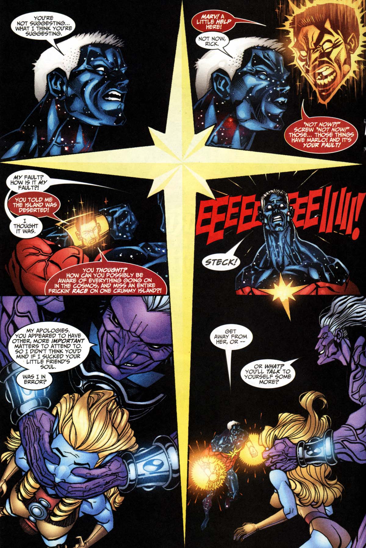 Captain Marvel (1999) Issue #34 #35 - English 12