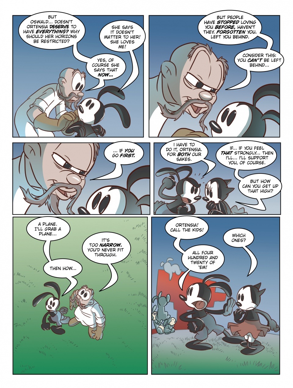 Read online Epic Mickey: Tales of the Wasteland comic -  Issue # There’s a Hole in the Sky - 6