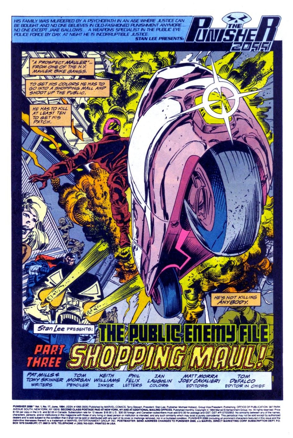 Read online Punisher 2099 comic -  Issue #17 - 2