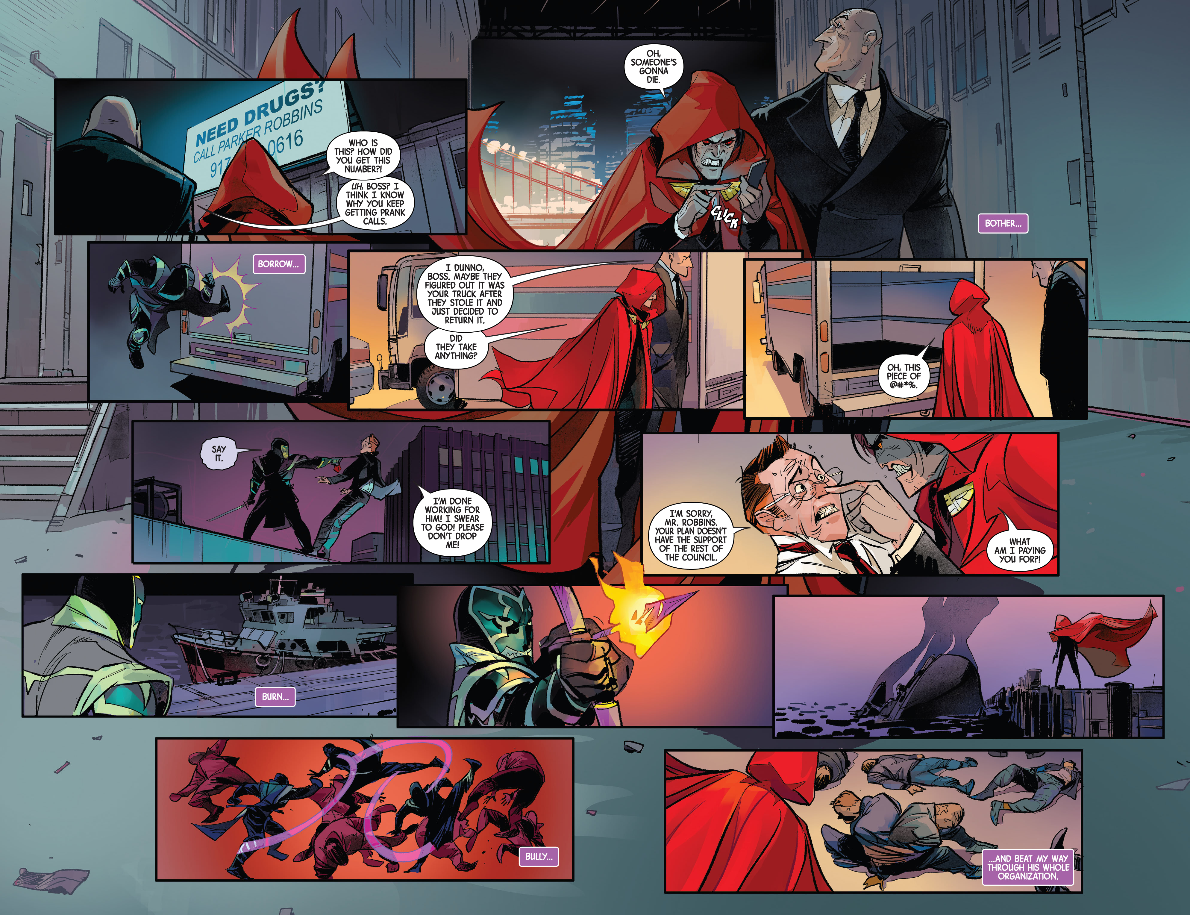 Read online Hawkeye: Freefall comic -  Issue #5 - 7
