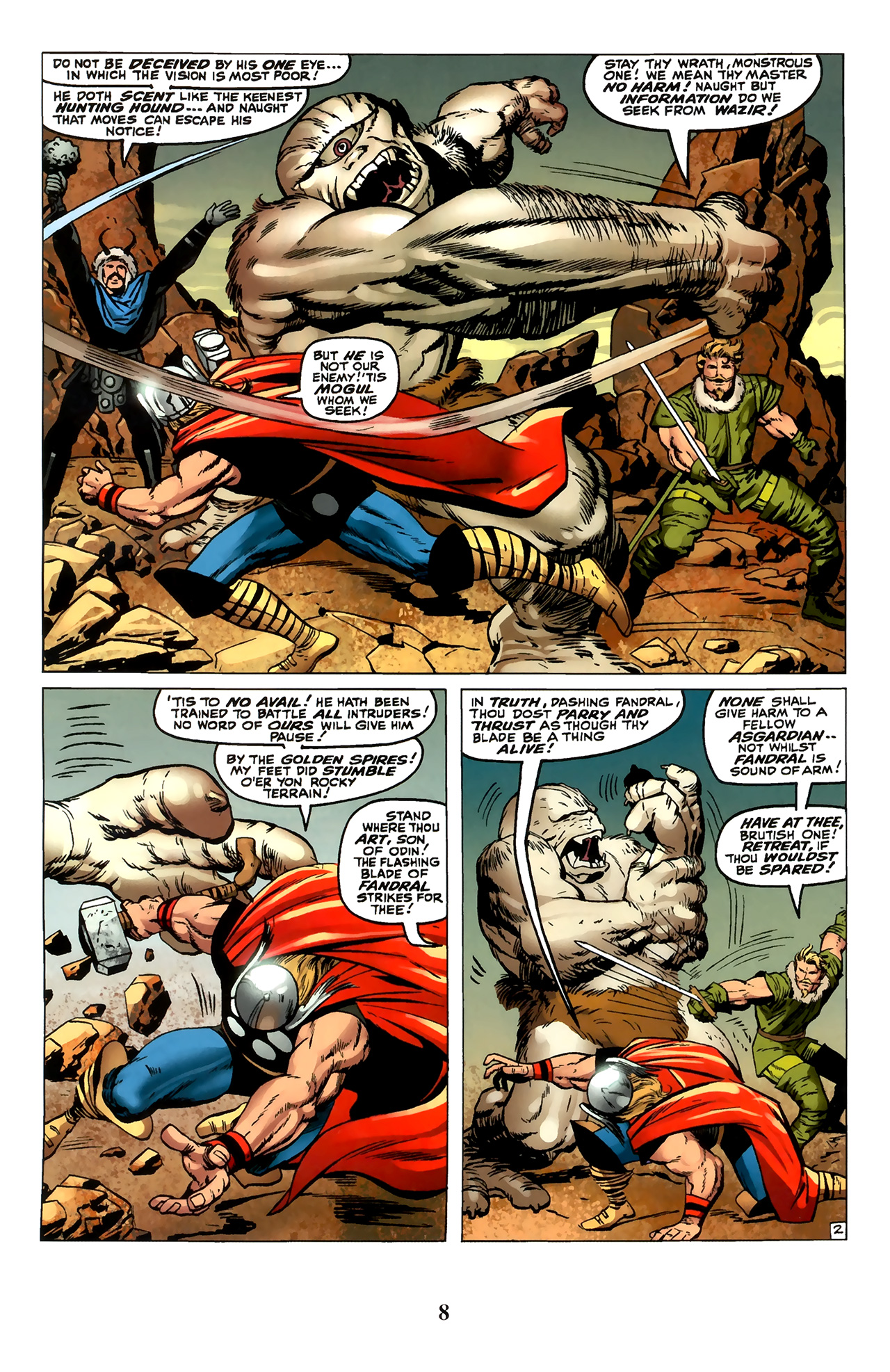 Read online Thor: Tales of Asgard by Stan Lee & Jack Kirby comic -  Issue #6 - 10