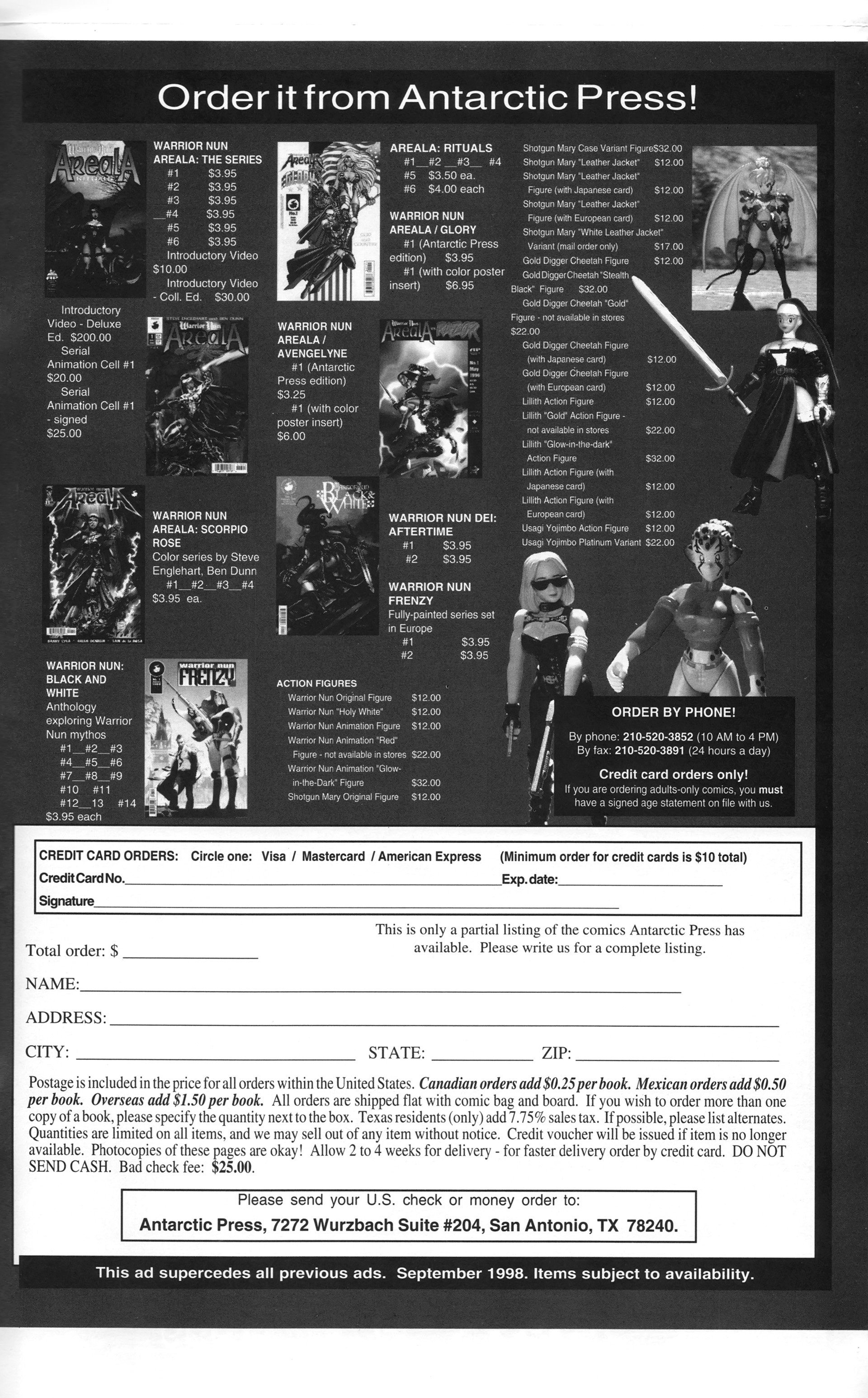 Read online Warrior Nun: Black & White comic -  Issue #15 - 27