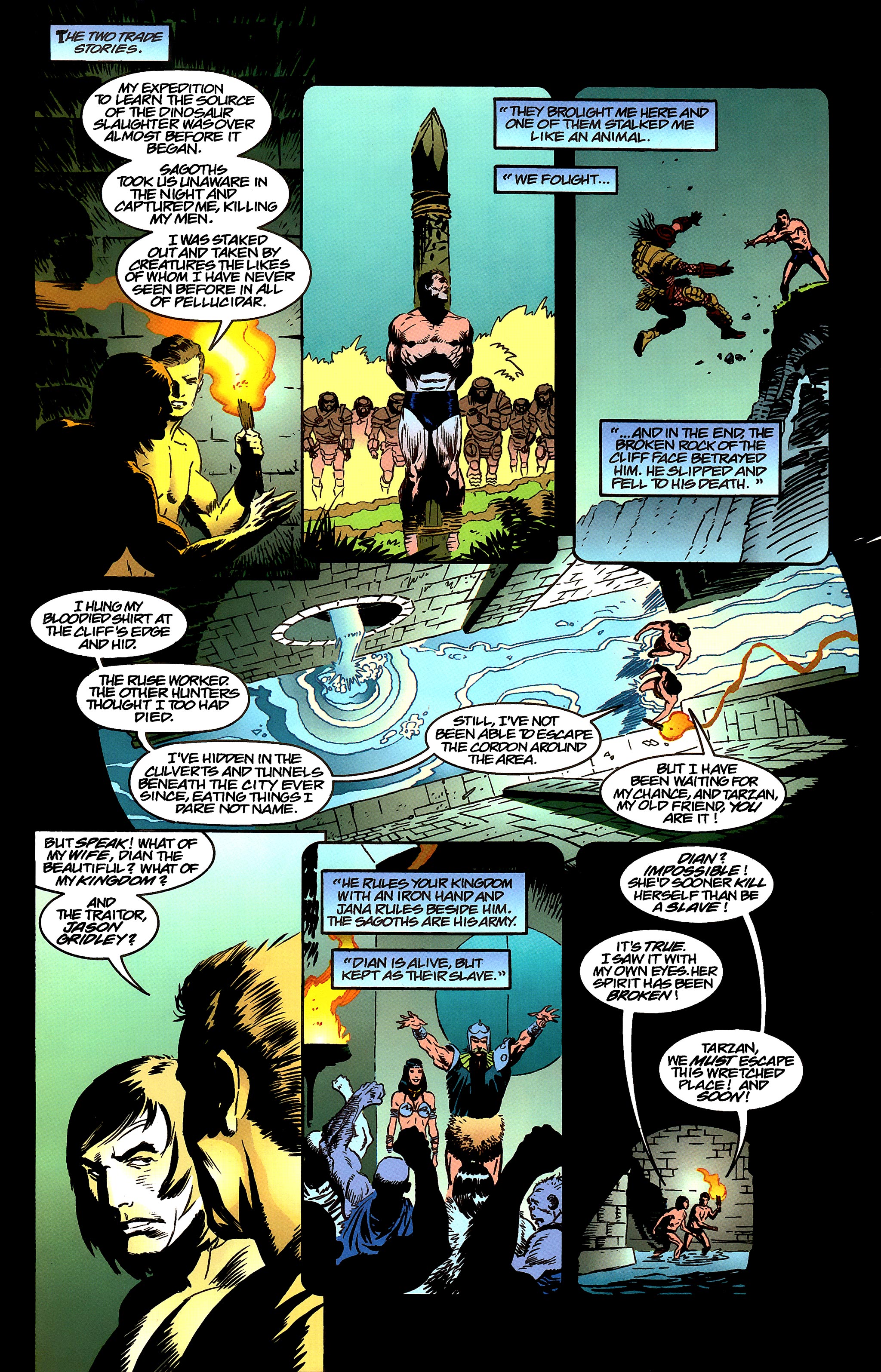Read online Tarzan vs. Predator at the Earth's Core comic -  Issue #3 - 4