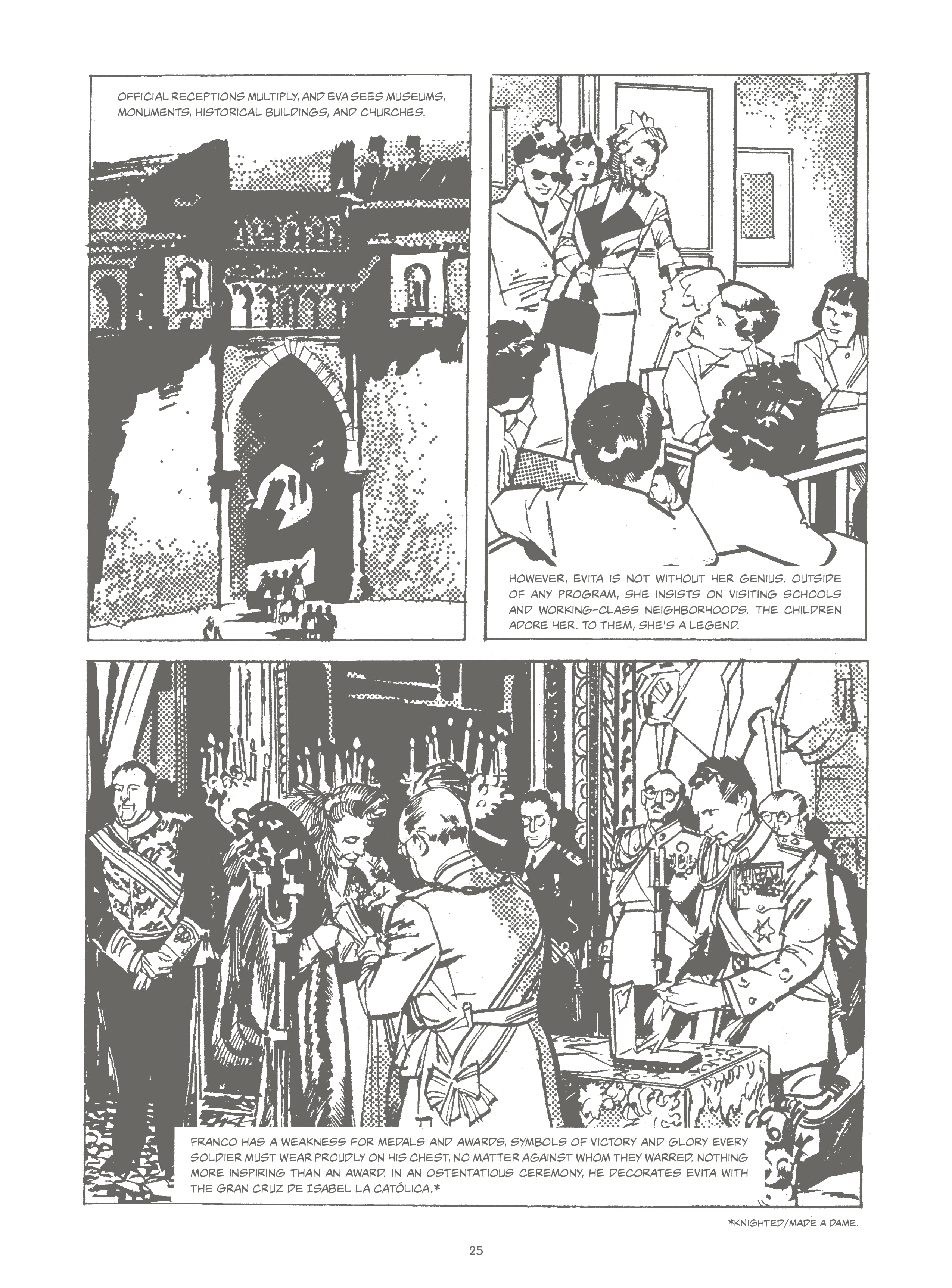 Read online Evita, the Life and Work of Eva Perón comic -  Issue # TPB - 30