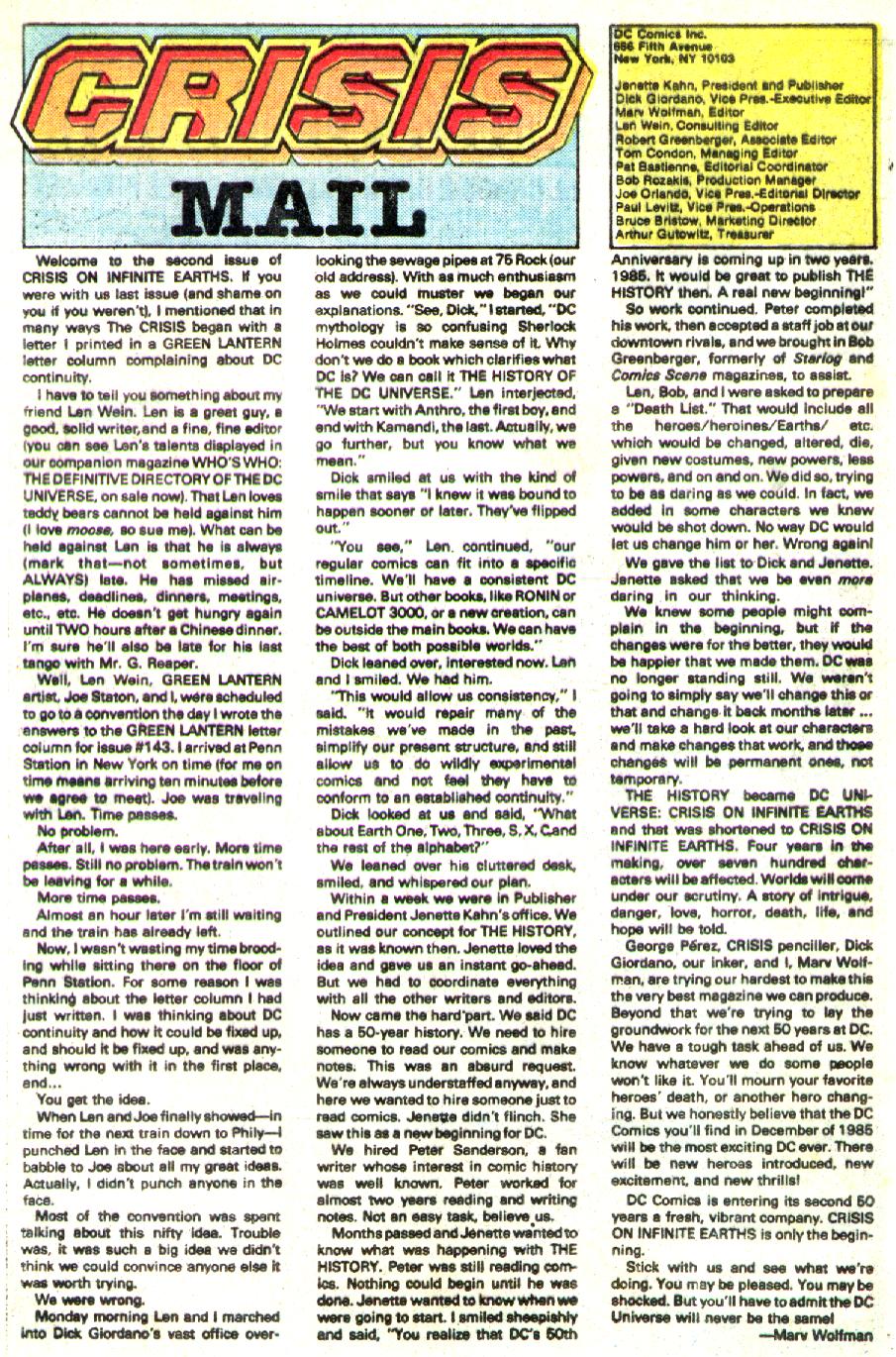 Read online Crisis on Infinite Earths (1985) comic -  Issue #2 - 28