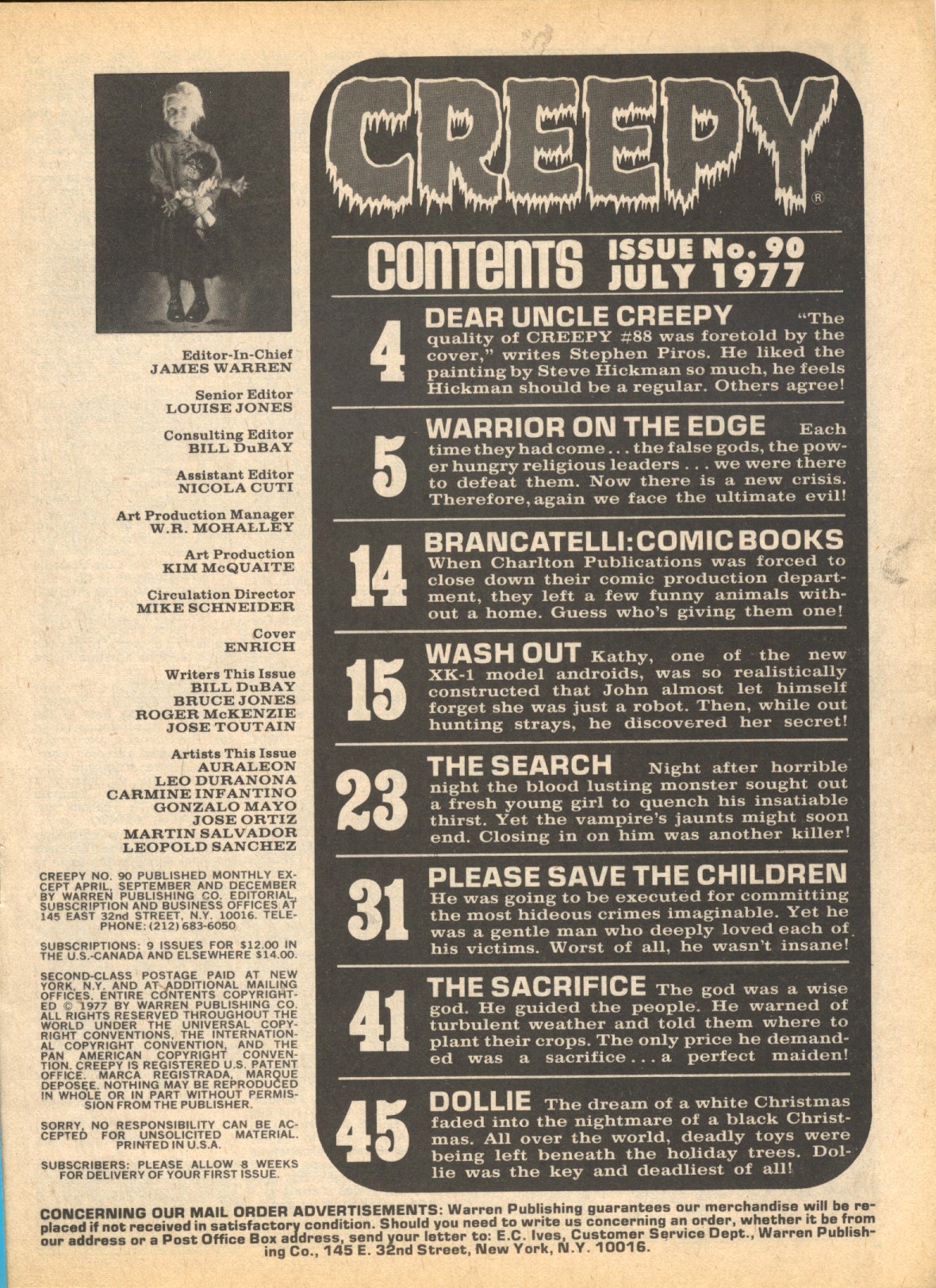 Read online Creepy (1964) comic -  Issue #90 - 3