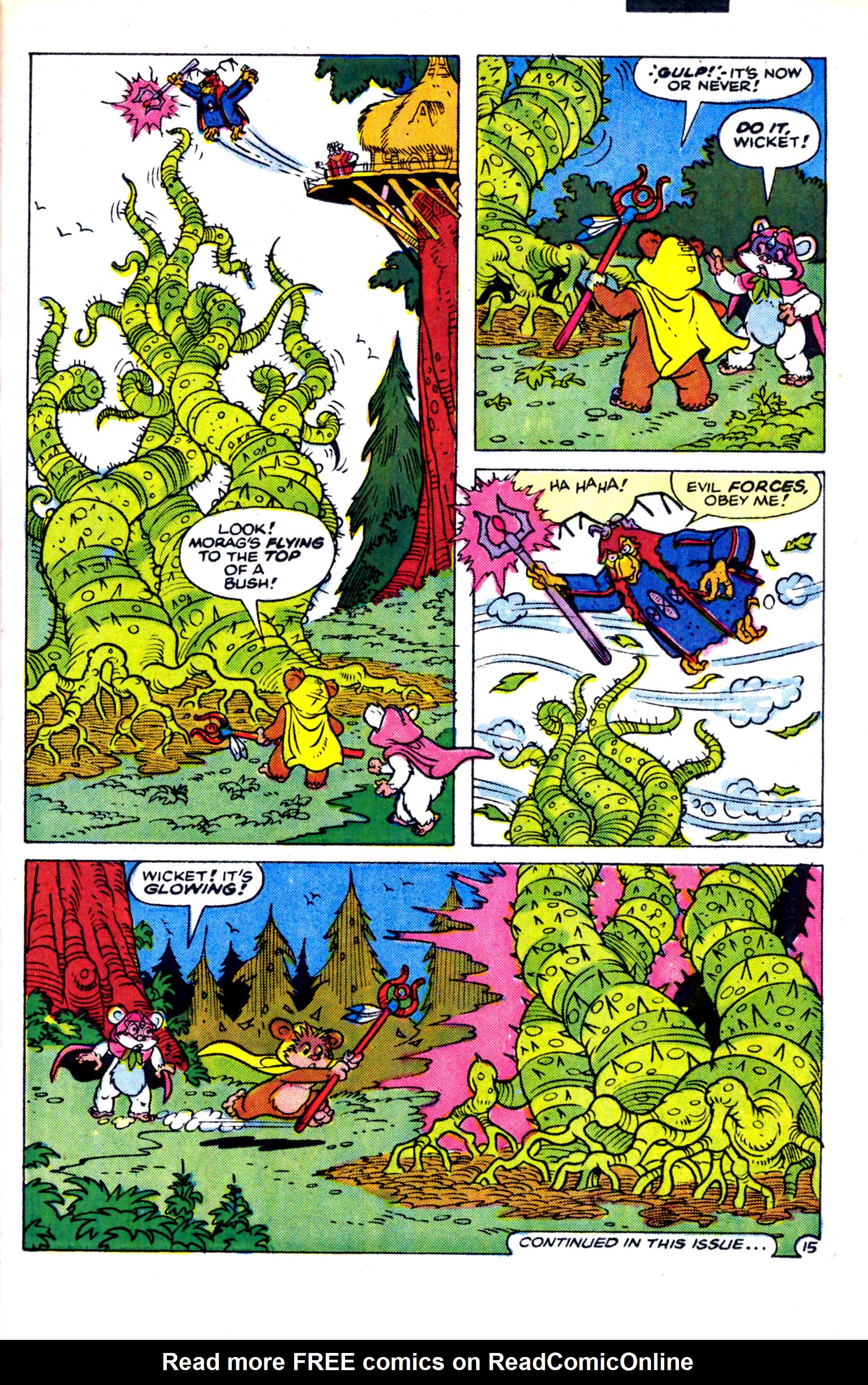 Read online Ewoks (1987) comic -  Issue #12 - 16