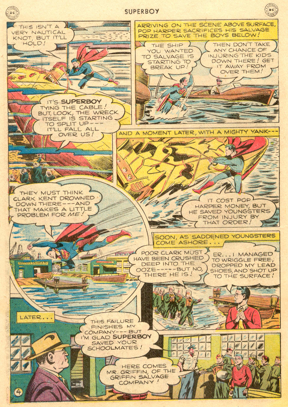 Read online Superboy (1949) comic -  Issue #4 - 34