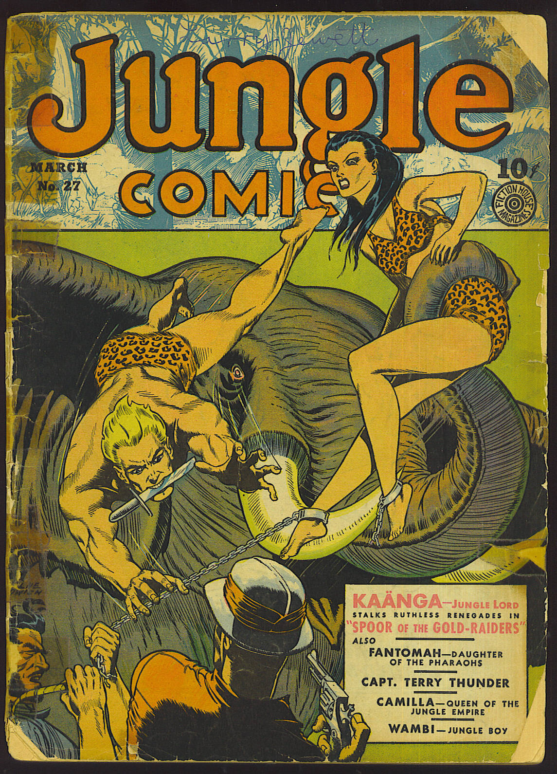 Read online Jungle Comics comic -  Issue #27 - 1
