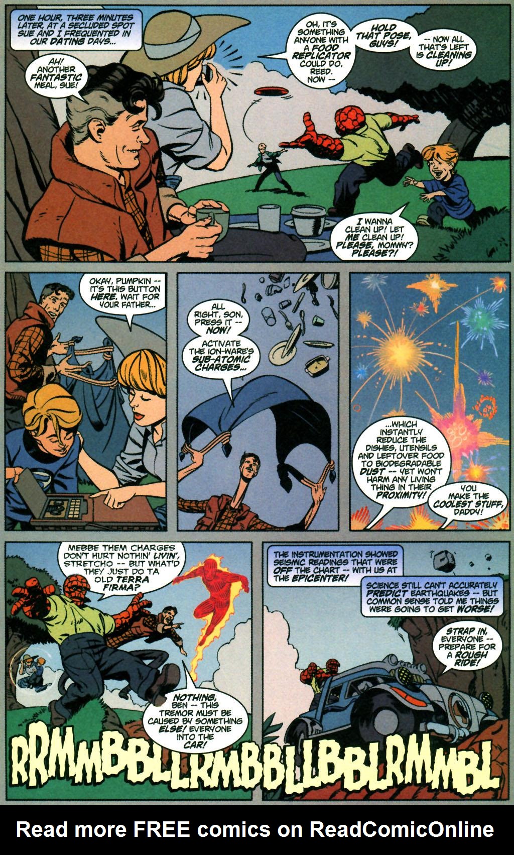 Read online Marvels Comics: Spider-Man comic -  Issue #Marvels Comics Fantastic Four - 6