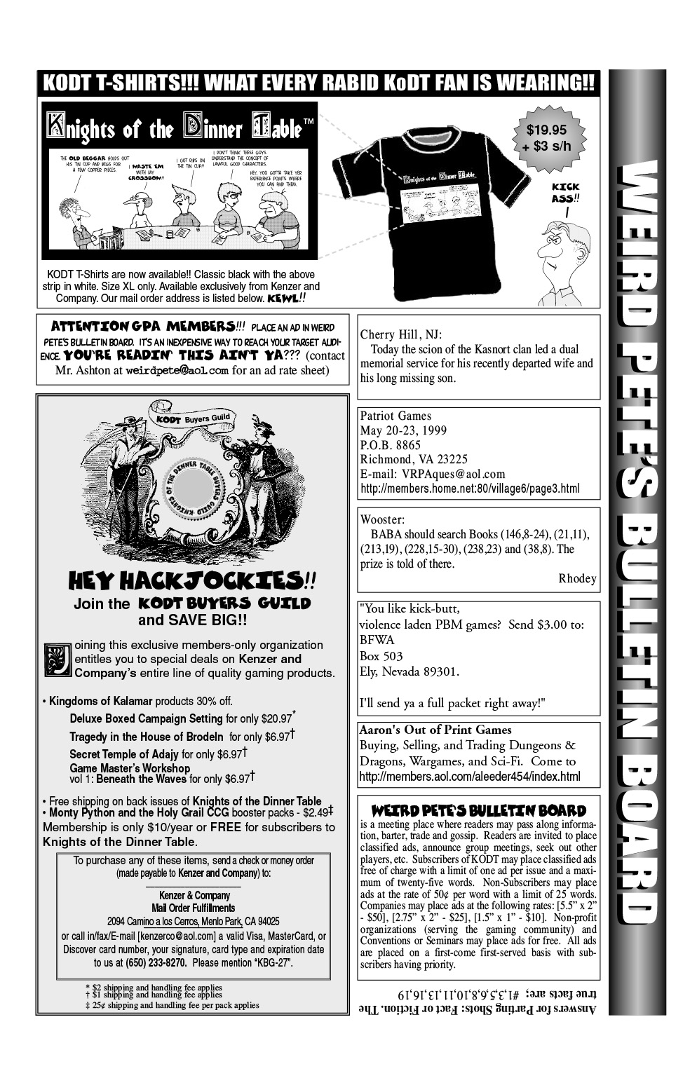 Read online Knights of the Dinner Table comic -  Issue #27 - 41