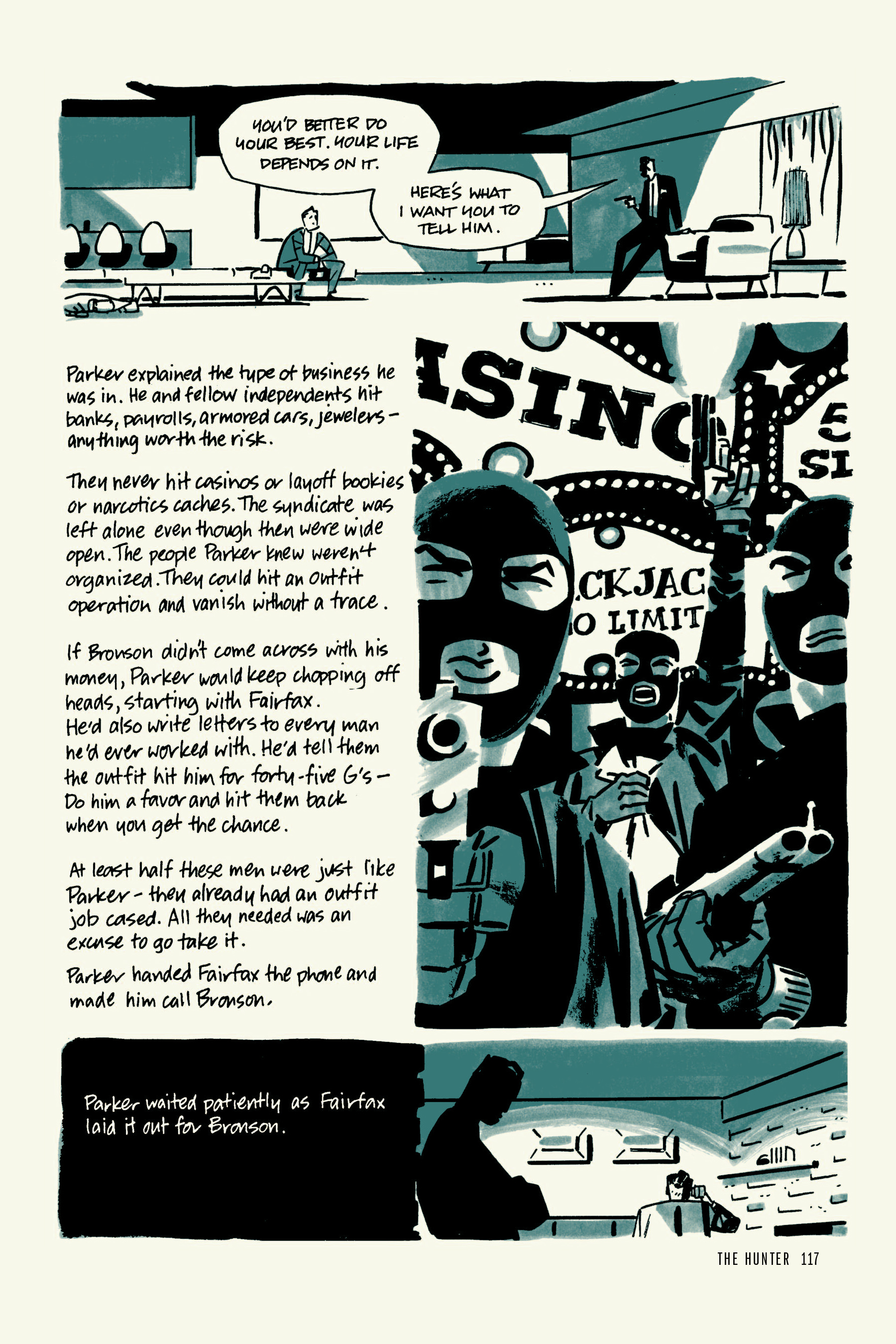 Read online Richard Stark's Parker comic -  Issue #1 - 115