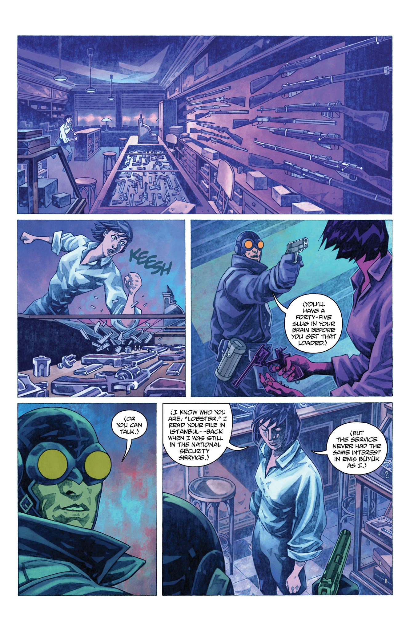 Read online Lobster Johnson: The Glass Mantis comic -  Issue # Full - 12