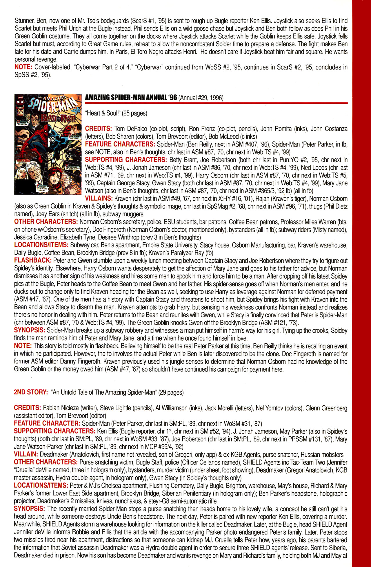 Read online Official Index to the Marvel Universe comic -  Issue #10 - 7
