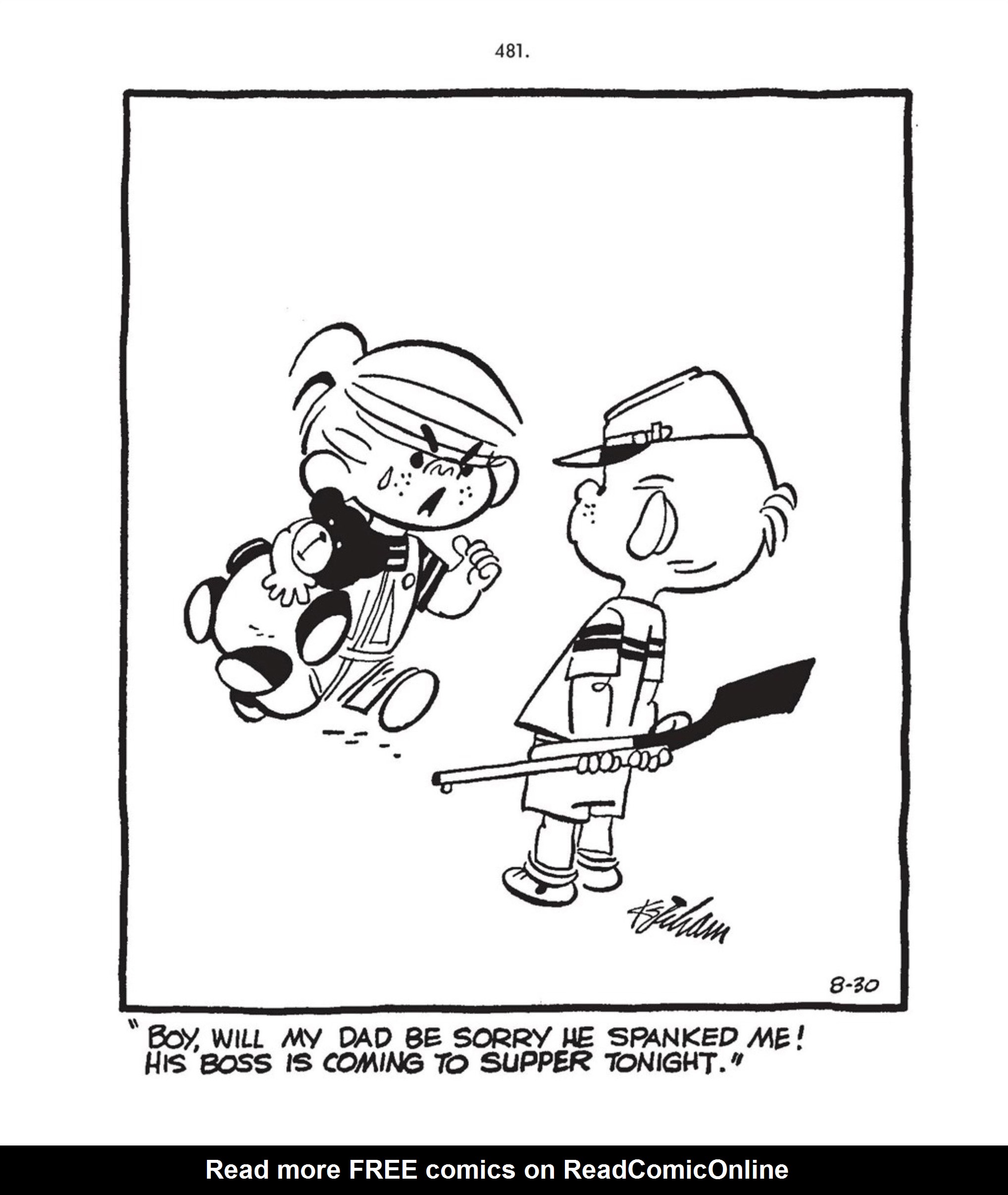 Read online Hank Ketcham's Complete Dennis the Menace comic -  Issue # TPB 1 (Part 6) - 9