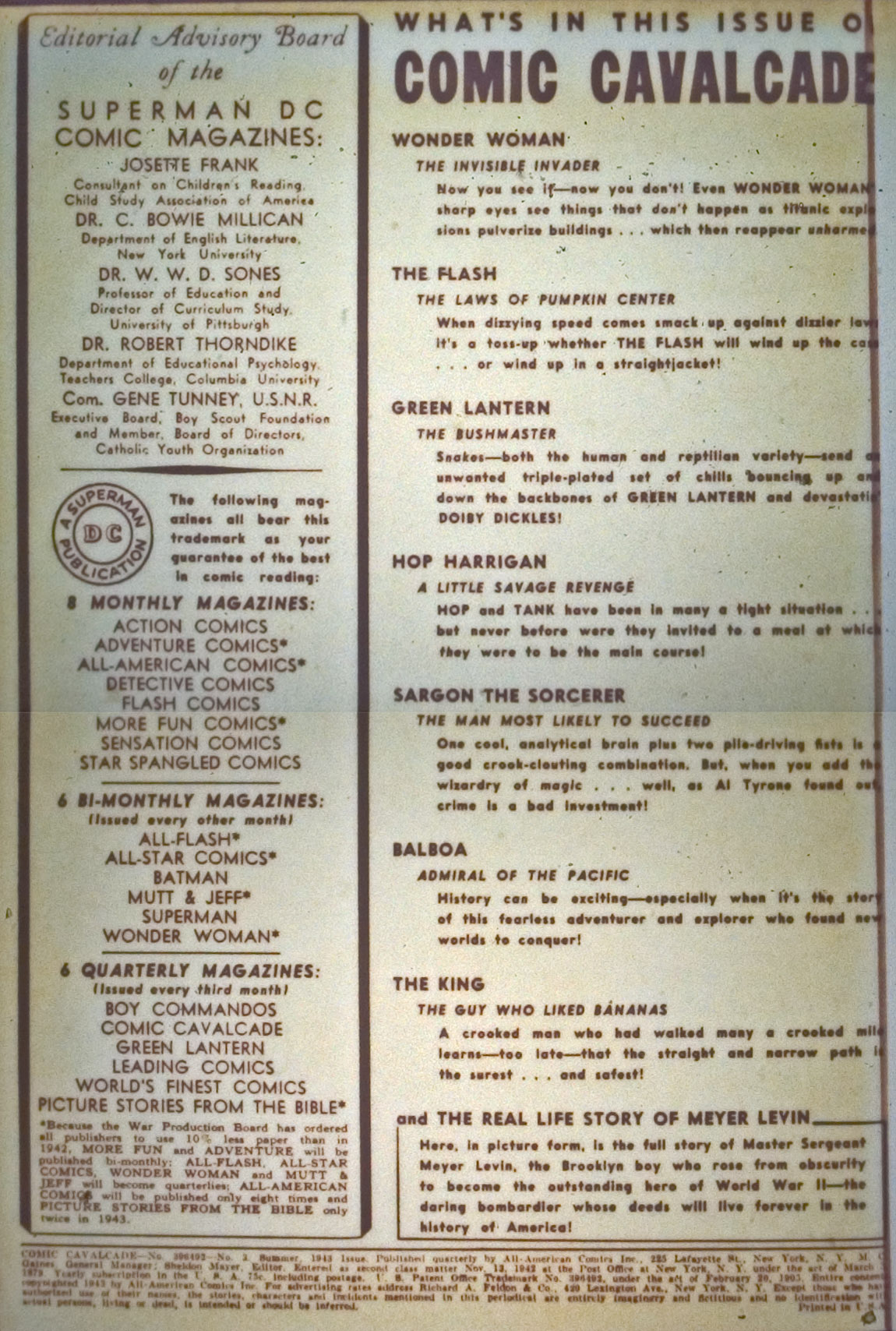 Read online Comic Cavalcade comic -  Issue #3 - 2