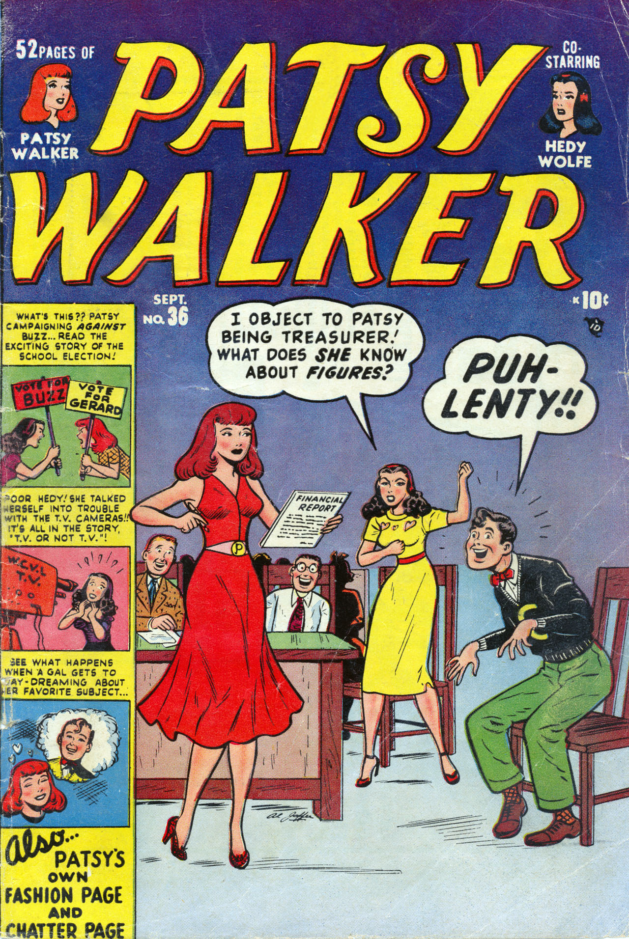 Read online Patsy Walker comic -  Issue #36 - 1