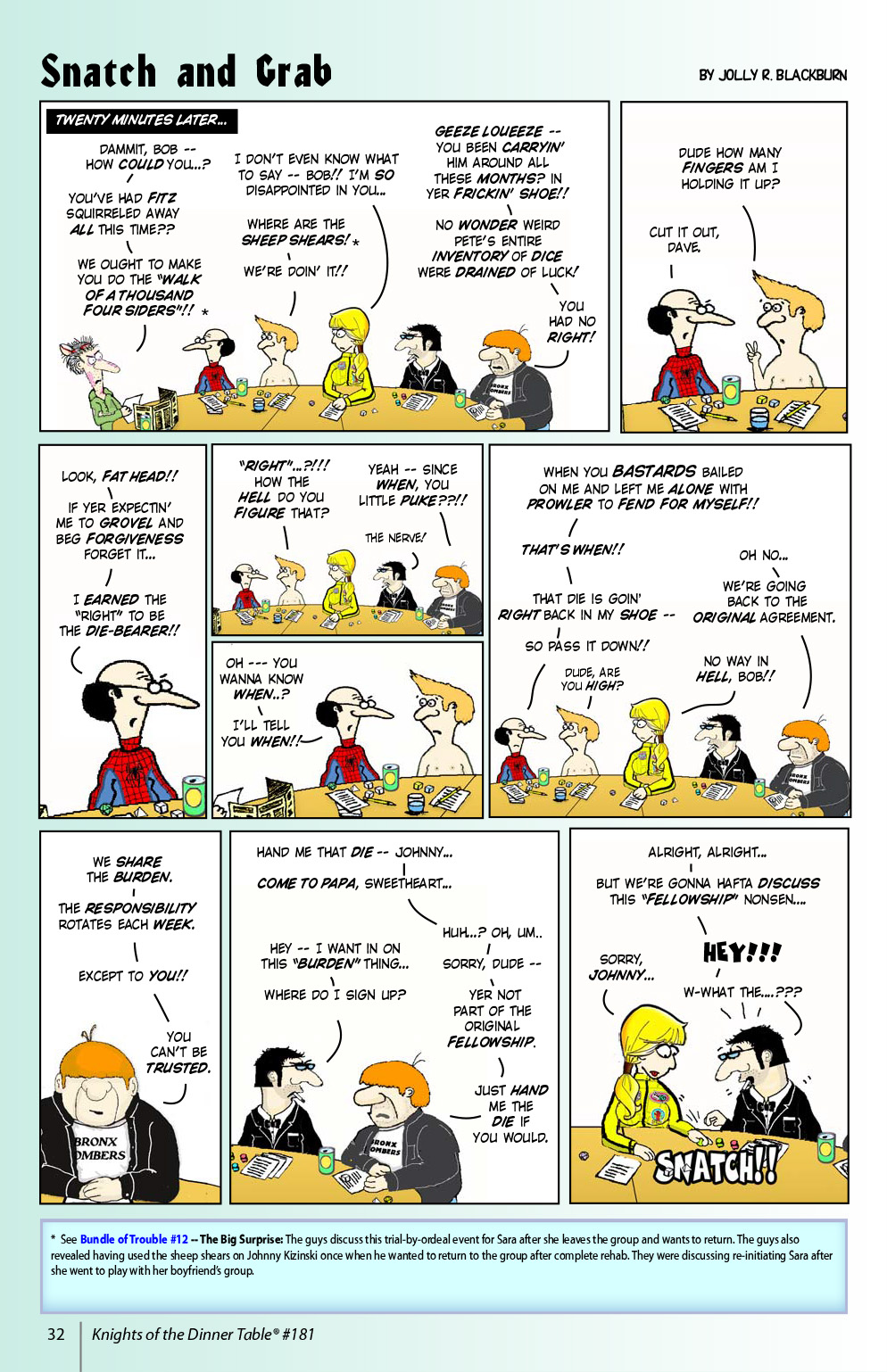 Read online Knights of the Dinner Table comic -  Issue #181 - 34