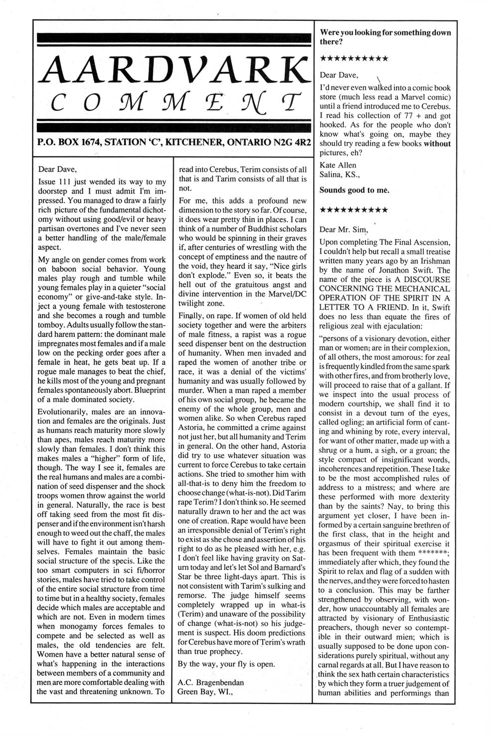 Cerebus Issue #115 #114 - English 22