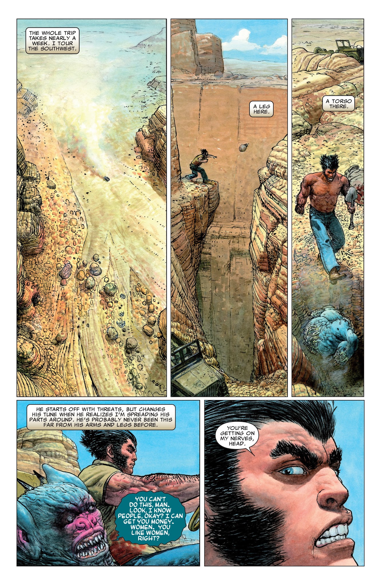 Read online Wolverine: Flies to a Spider comic -  Issue # TPB - 125
