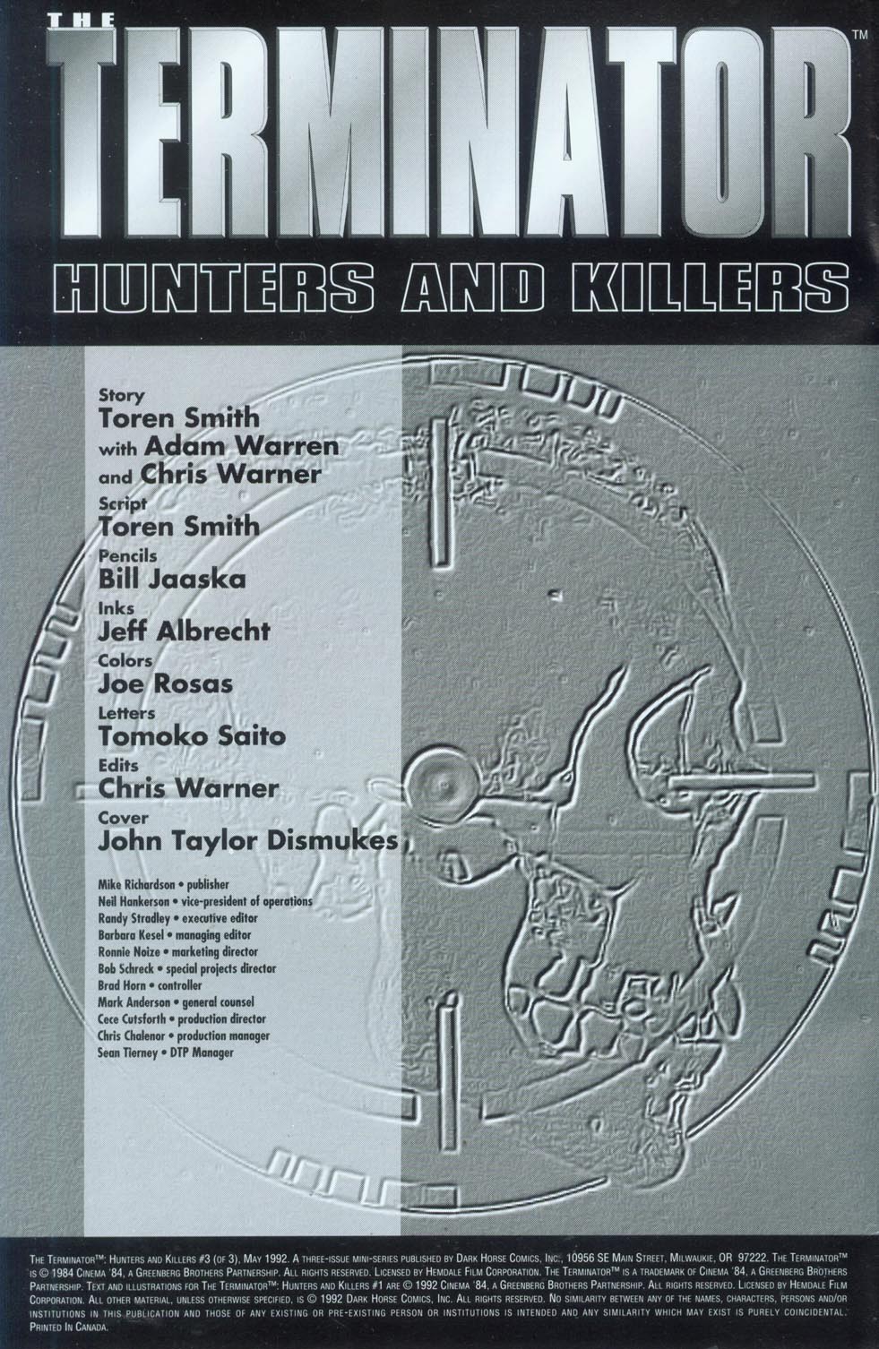 Read online Terminator: Hunters and Killers comic -  Issue #3 - 2
