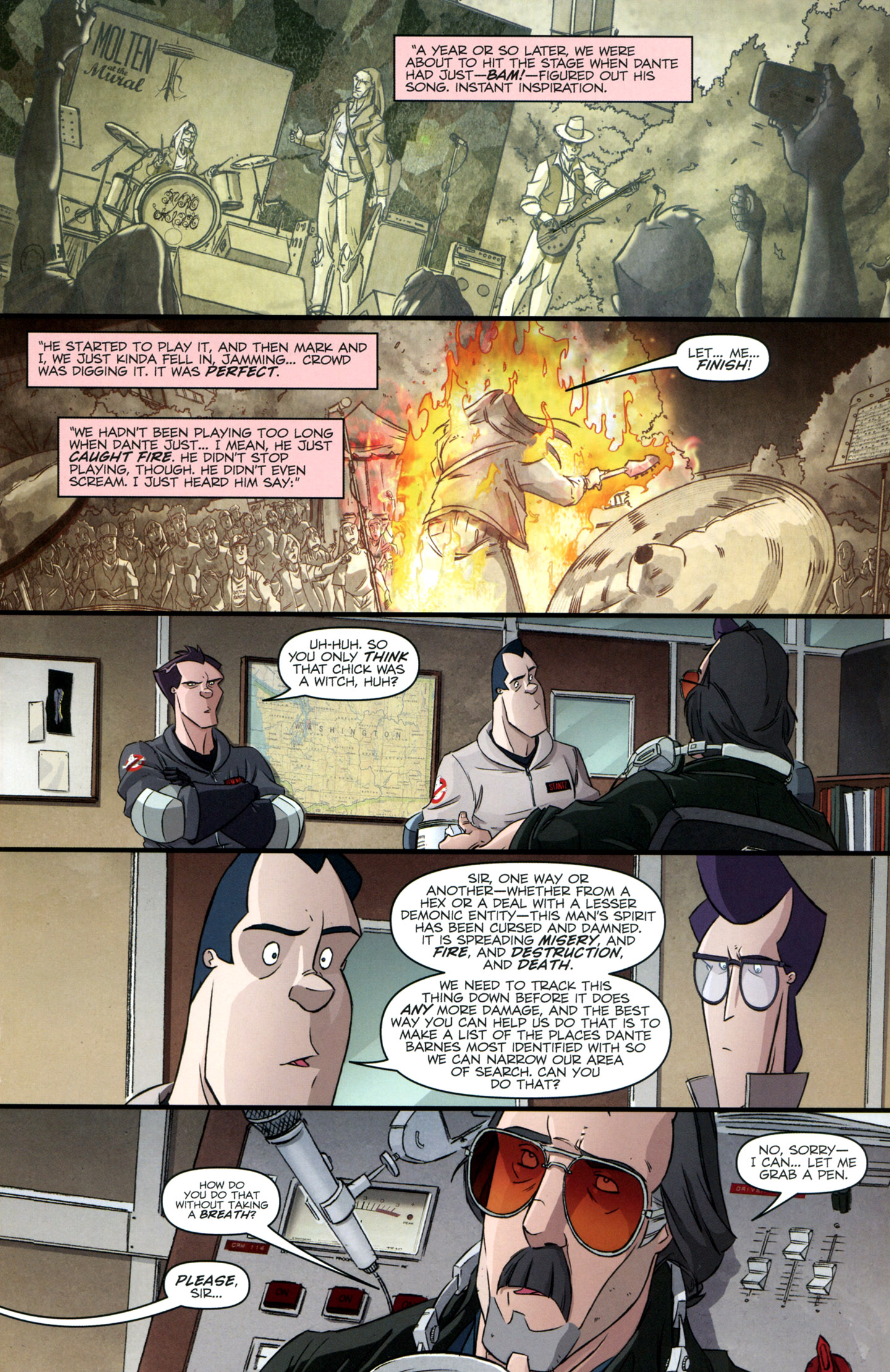 Read online Ghostbusters (2011) comic -  Issue #12 - 13