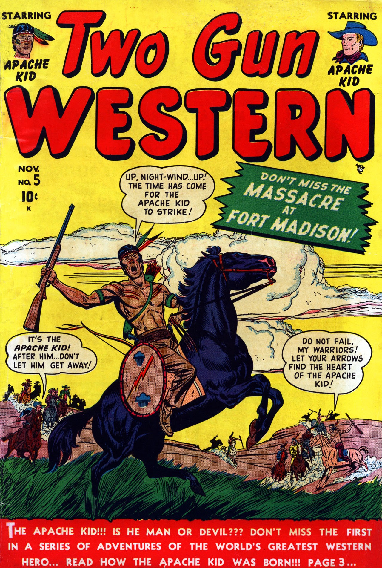 Read online Two Gun Western (1950) comic -  Issue #5 - 1