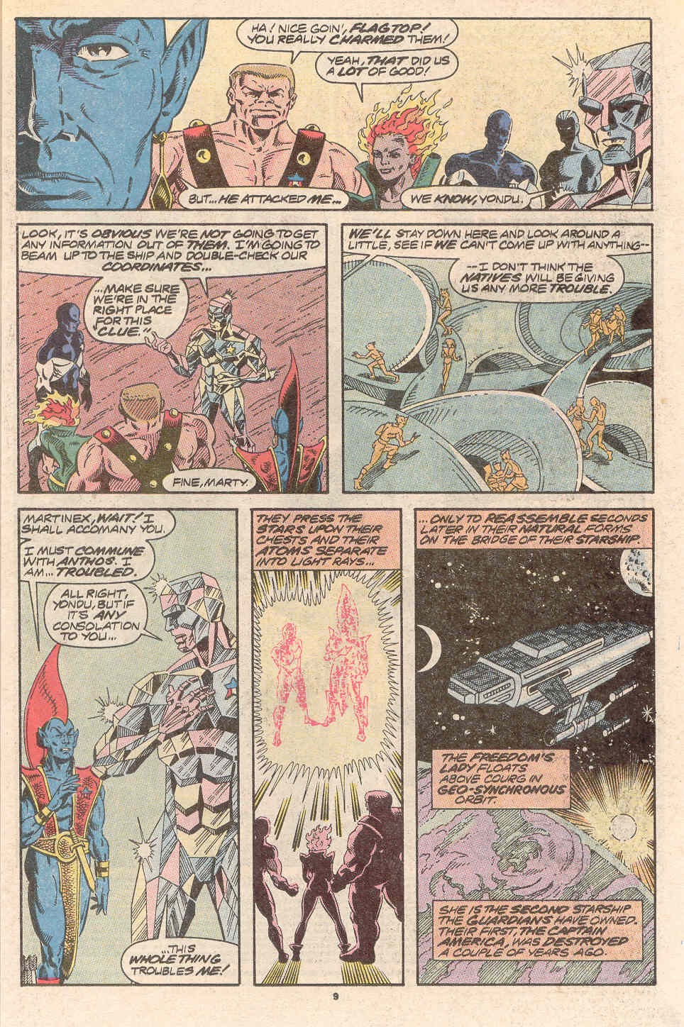 Read online Guardians of the Galaxy (1990) comic -  Issue #1 - 8