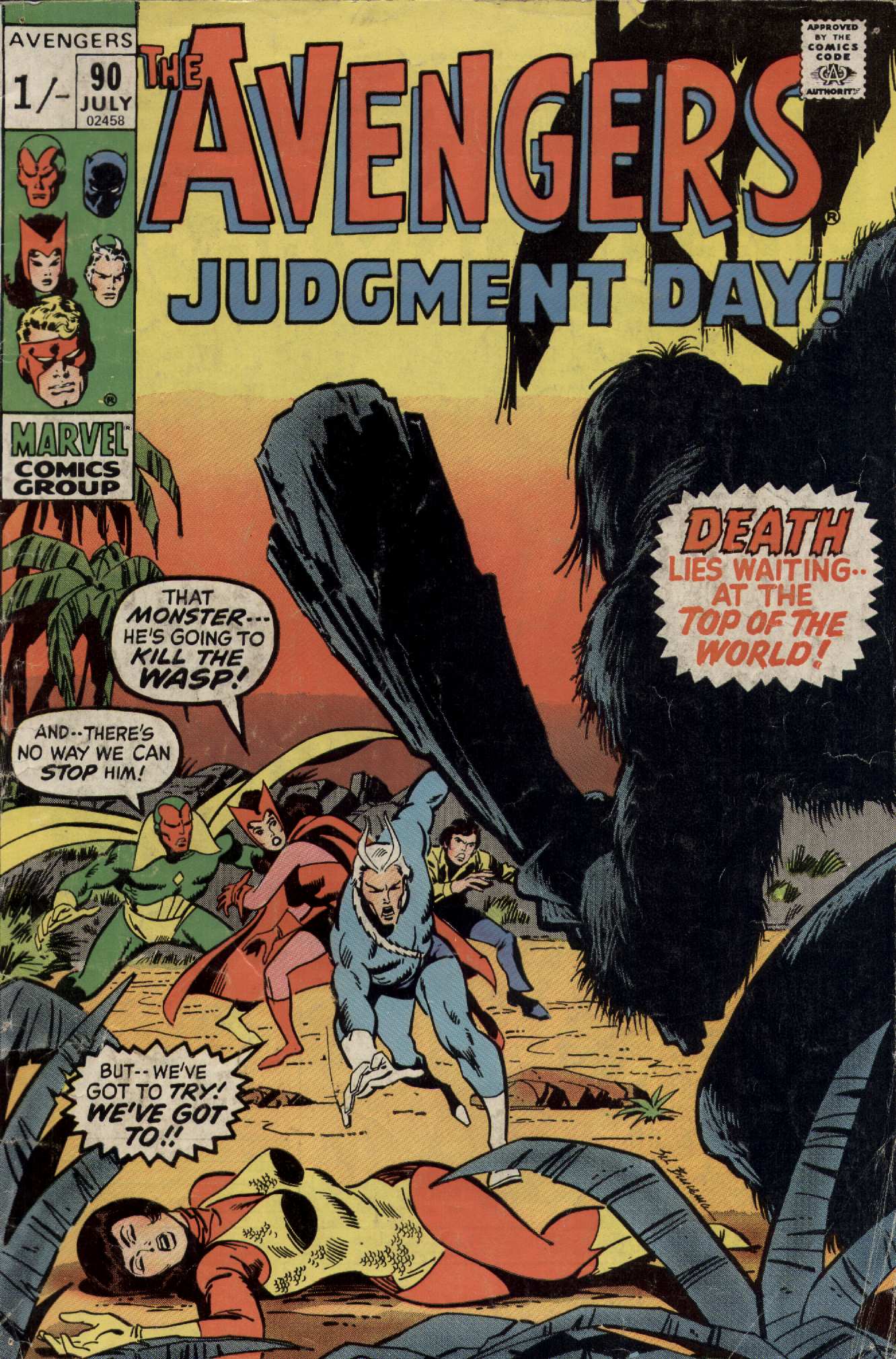 Read online The Avengers (1963) comic -  Issue #90 - 1