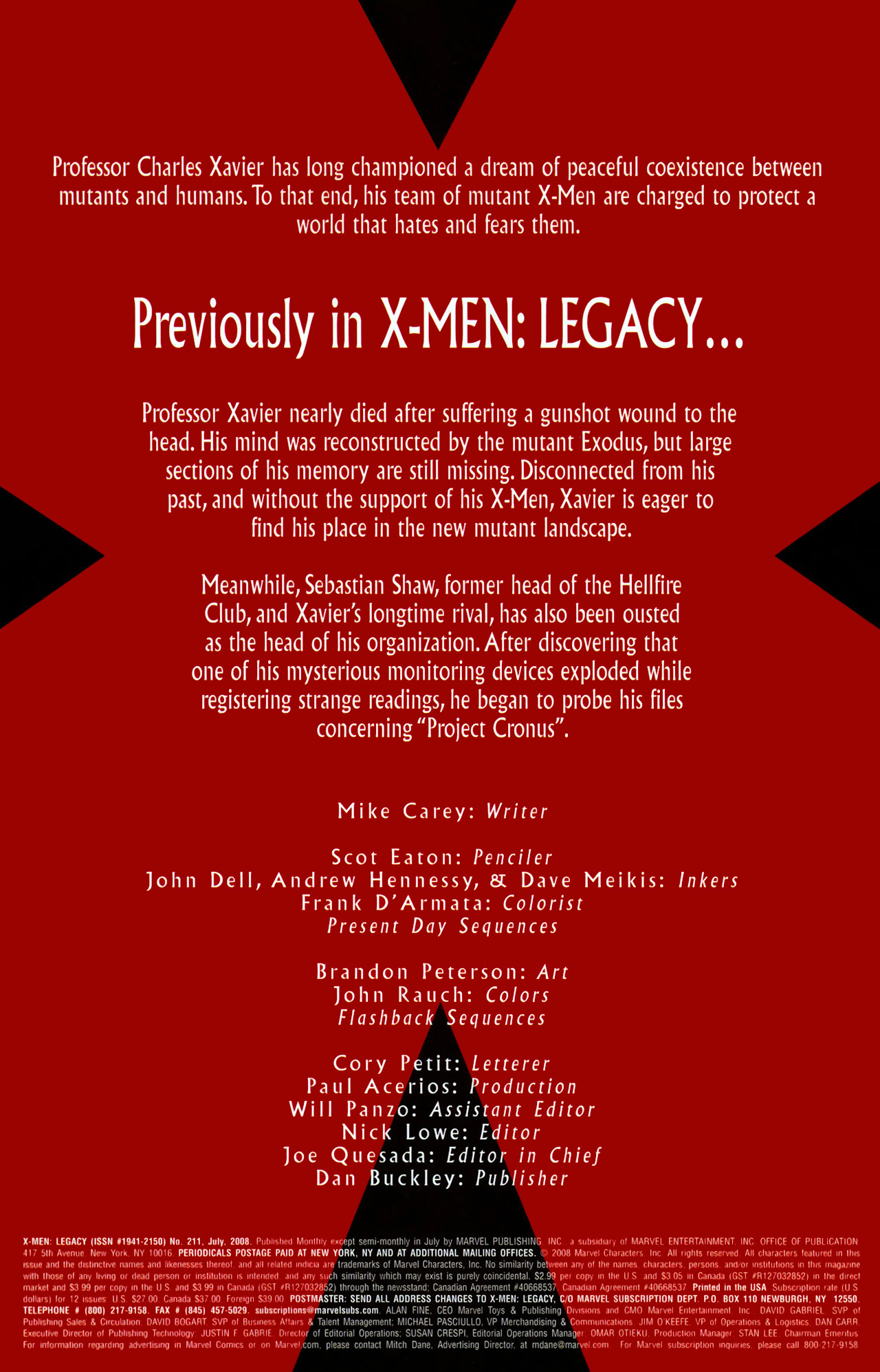 Read online X-Men Legacy (2008) comic -  Issue #211 - 3