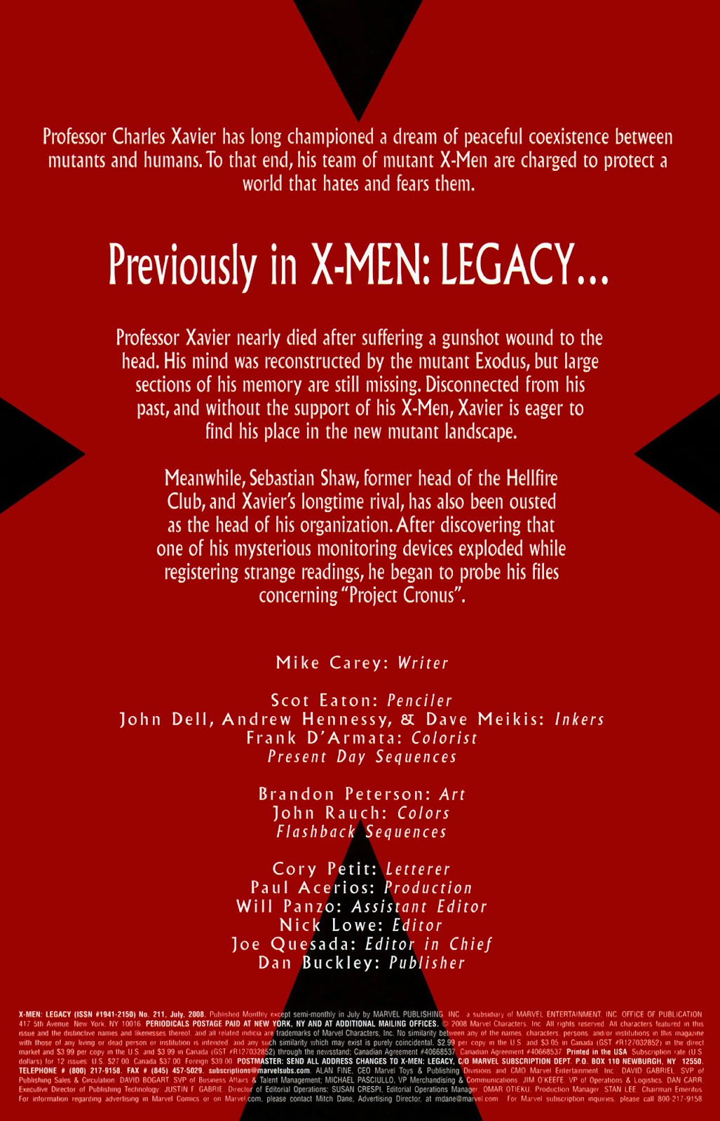 X-Men Legacy (2008) Issue #211 #5 - English 3