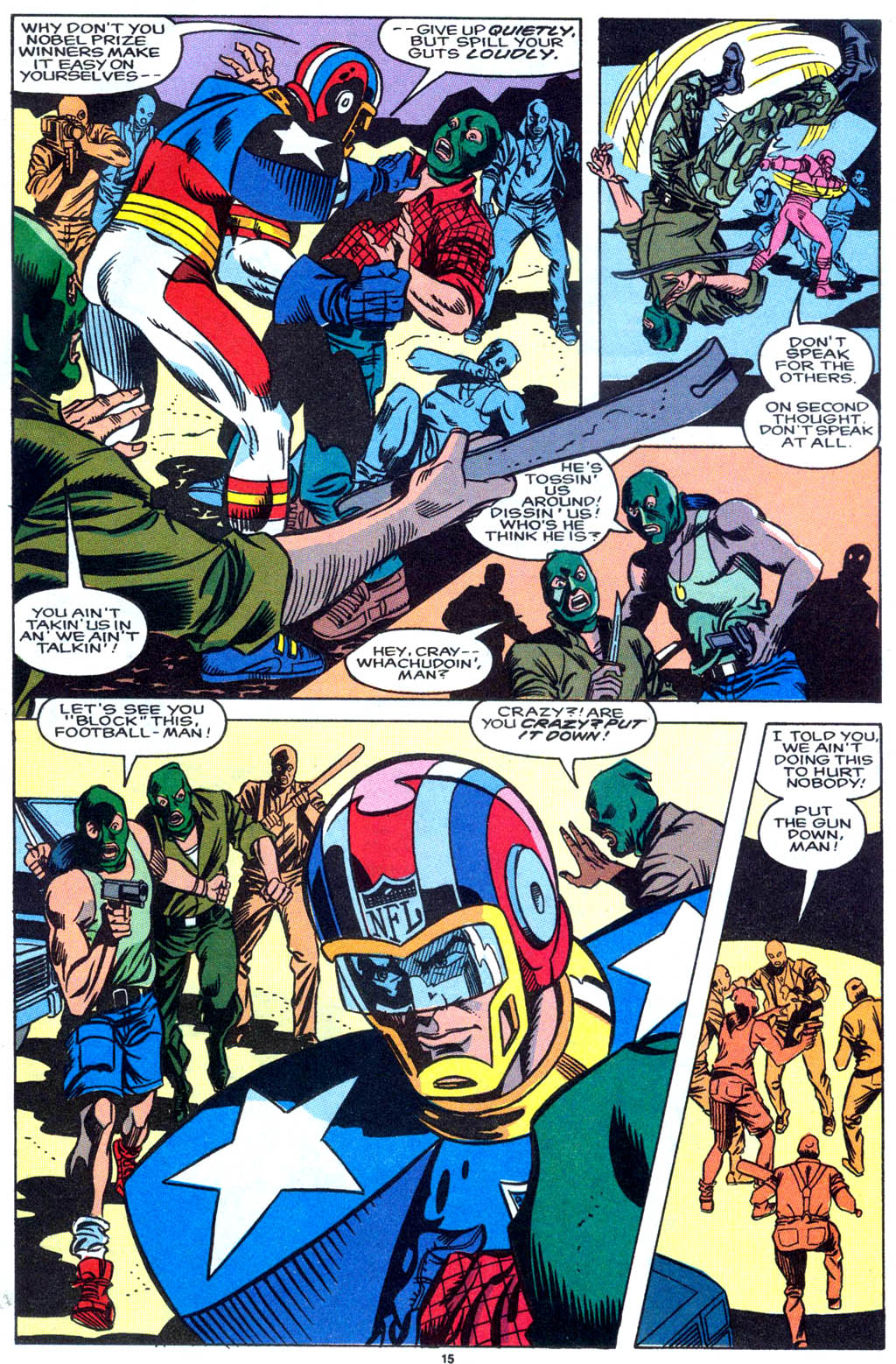 Read online NFL SuperPro comic -  Issue #3 - 12