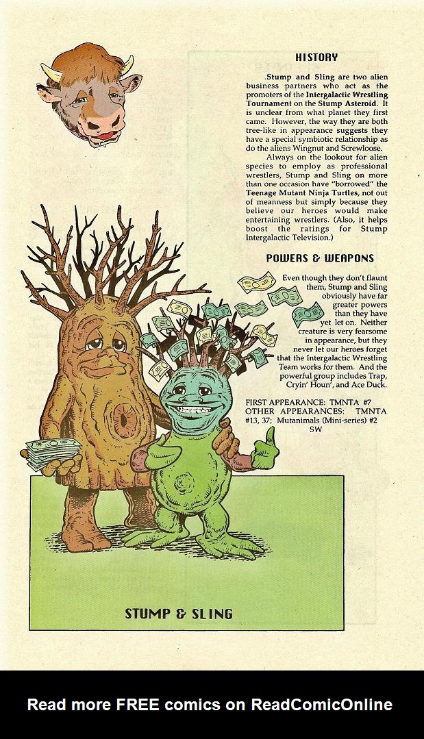 Read online Teenage Mutant Ninja Turtles Mutant Universe Sourcebook comic -  Issue #2 - 25