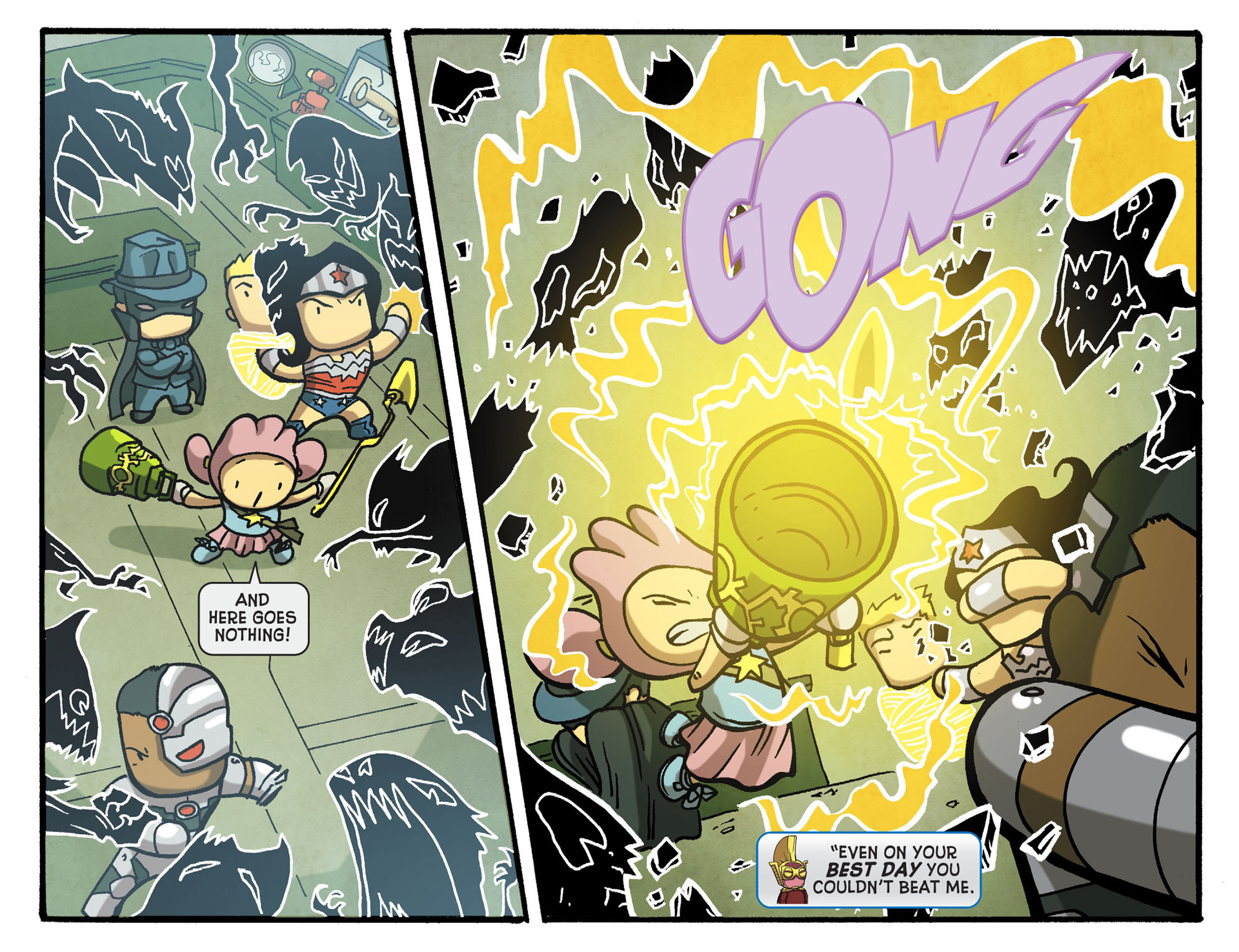 Read online Scribblenauts Unmasked: A Crisis of Imagination comic -  Issue #8 - 18