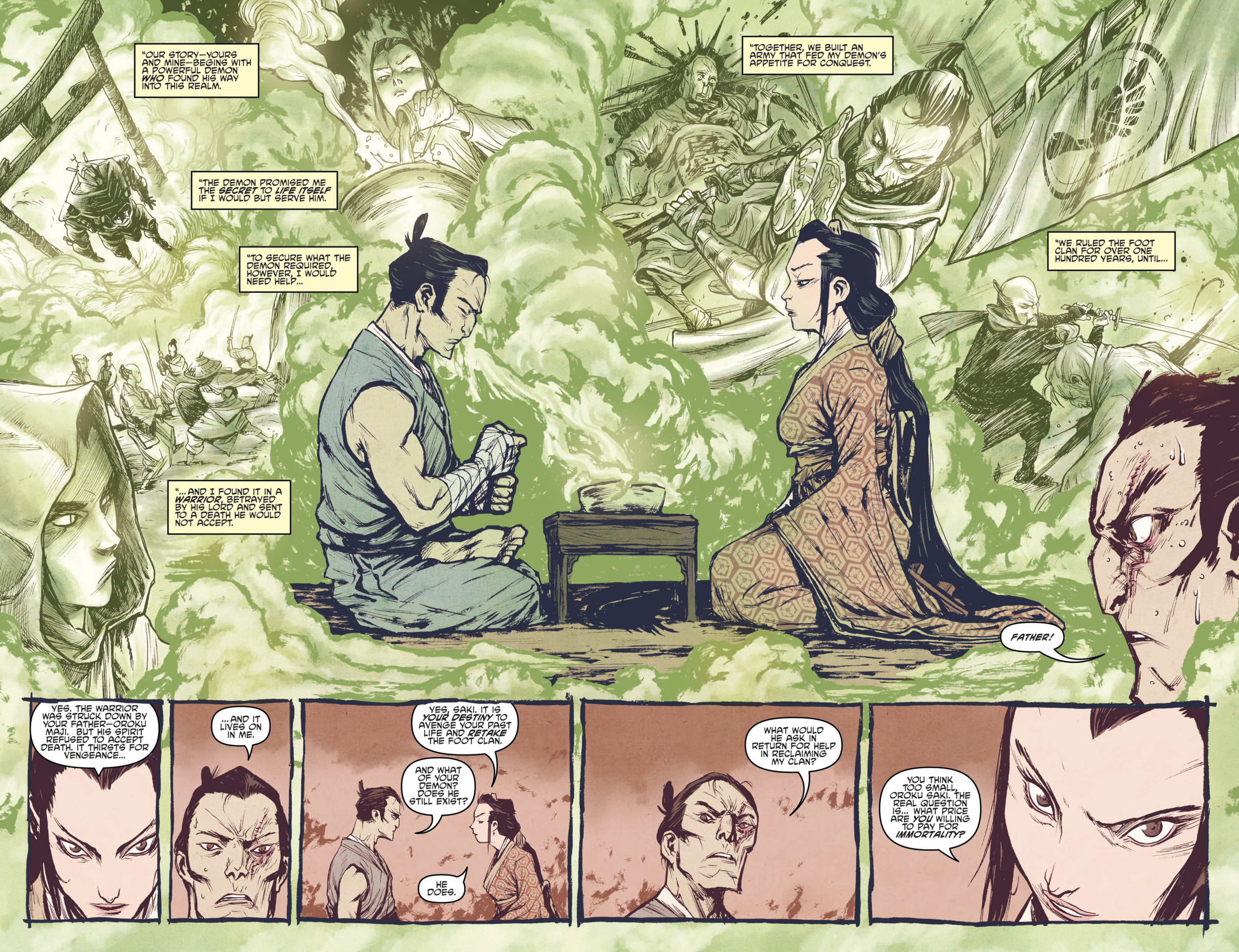 Read online Teenage Mutant Ninja Turtles: The Secret History of the Foot Clan comic -  Issue #3 - 12