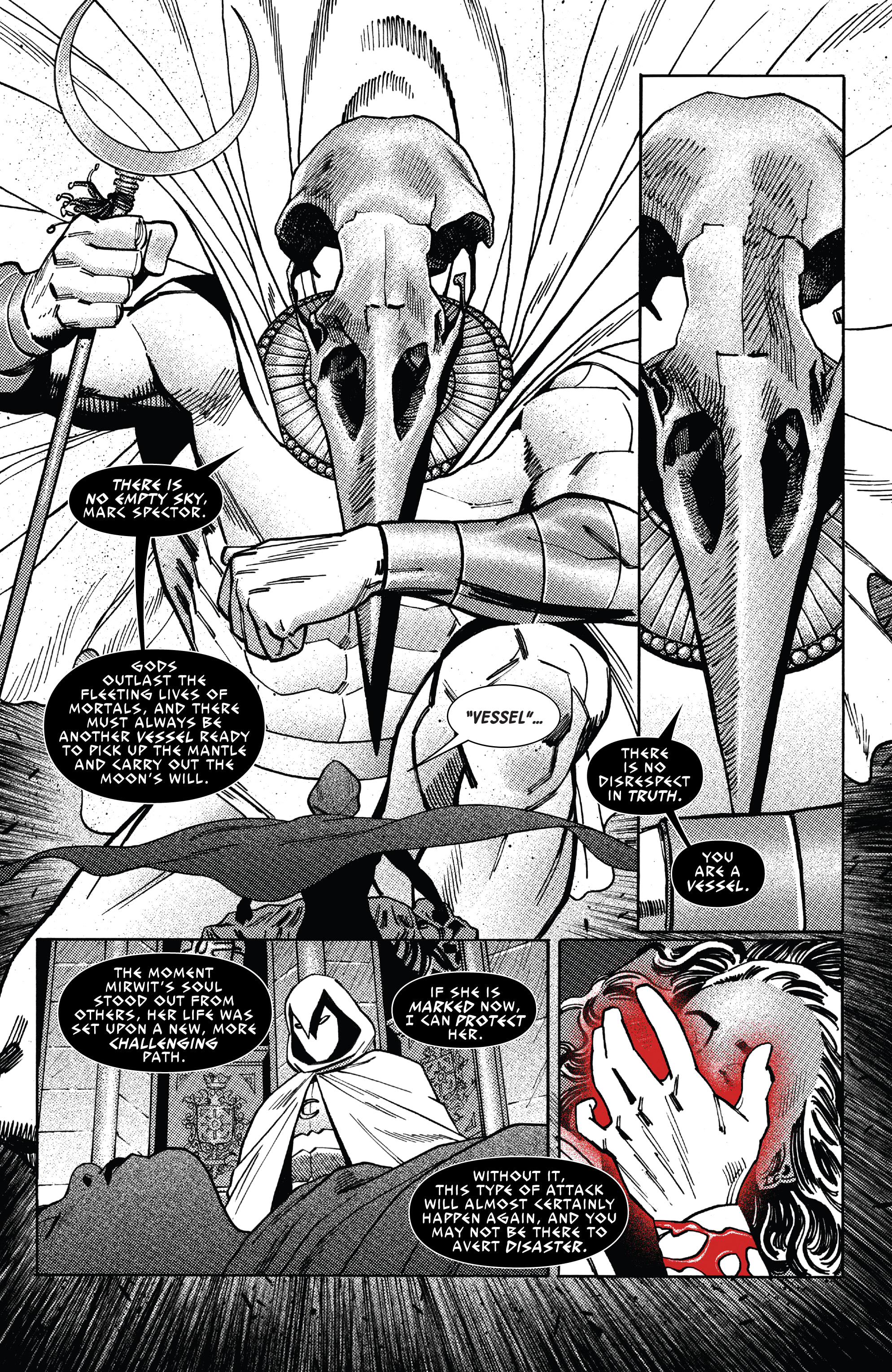 Read online Moon Knight: Black, White & Blood comic -  Issue #3 - 22