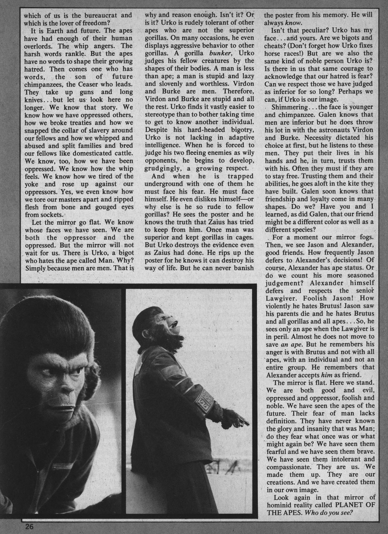 Read online Planet of the Apes comic -  Issue #26 - 26