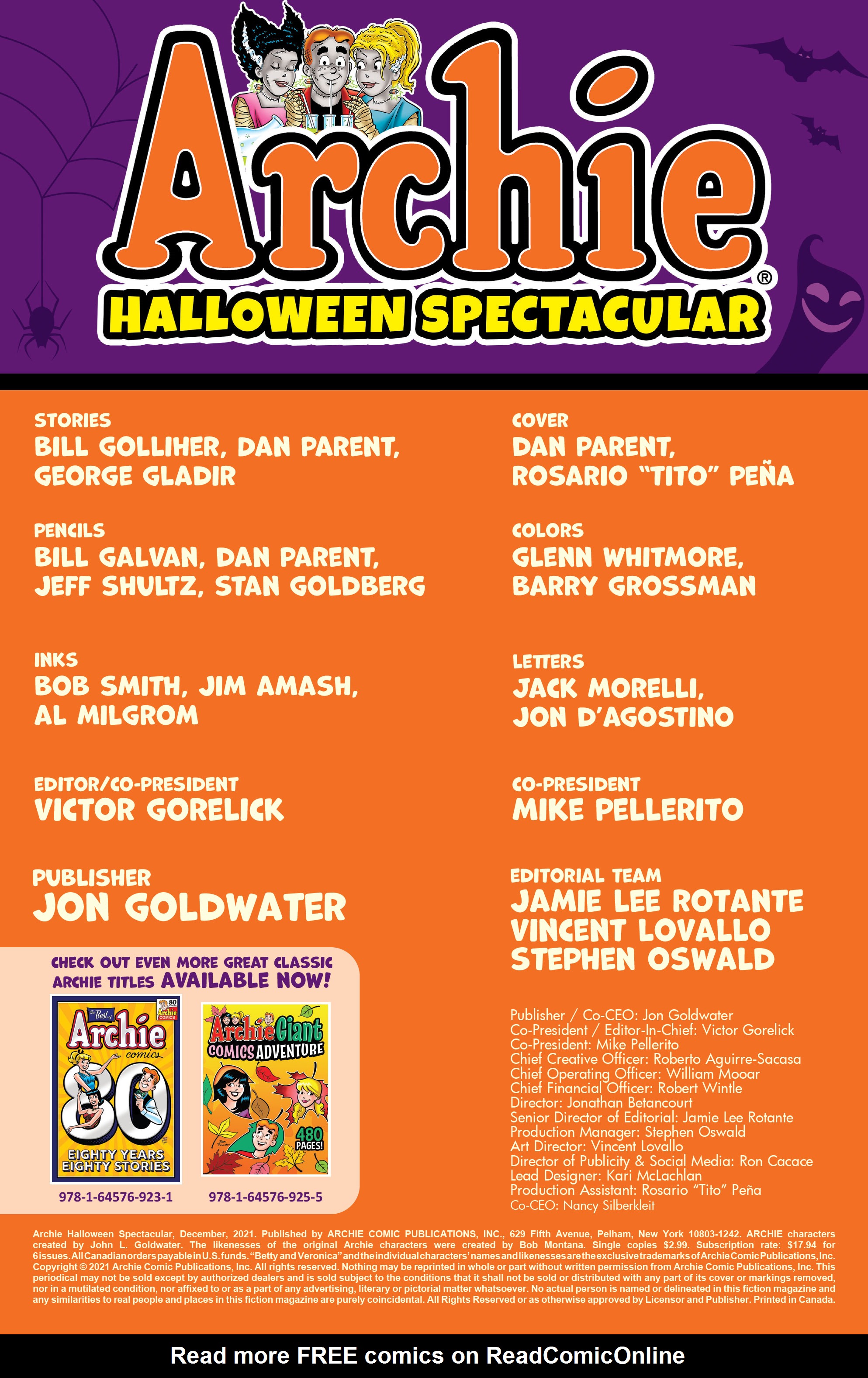 Read online Archie Halloween Spectacular comic -  Issue # Full - 2