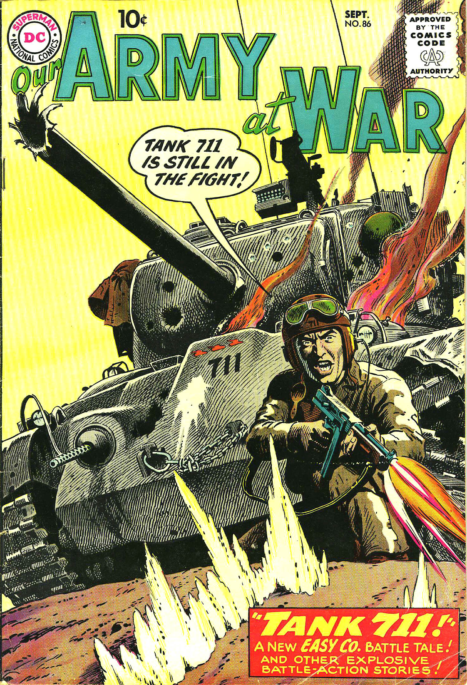 Read online Our Army at War (1952) comic -  Issue #86 - 1