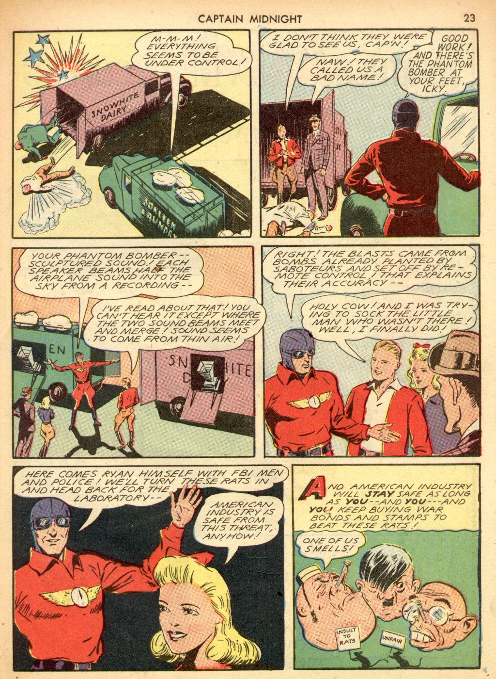 Read online Captain Midnight (1942) comic -  Issue #3 - 23