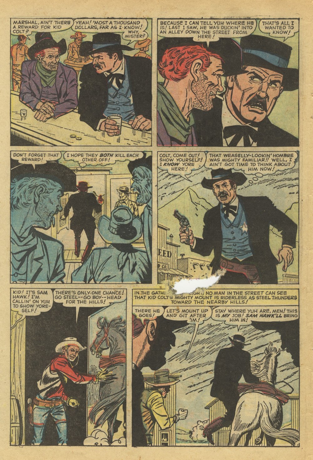 Read online Kid Colt Outlaw comic -  Issue #80 - 6