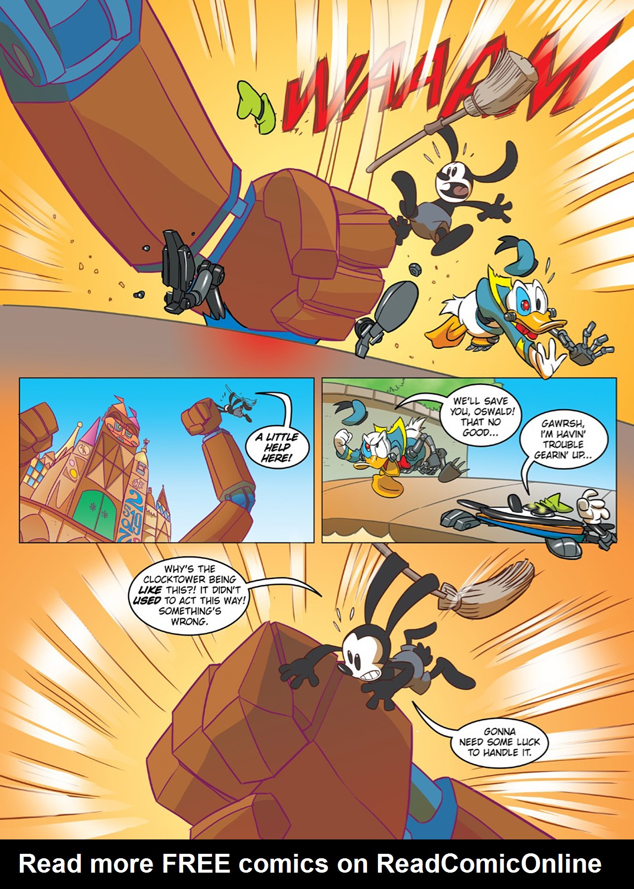 Read online Epic Mickey: Tales of the Wasteland comic -  Issue # Issue Clocktower Cleaners - 6