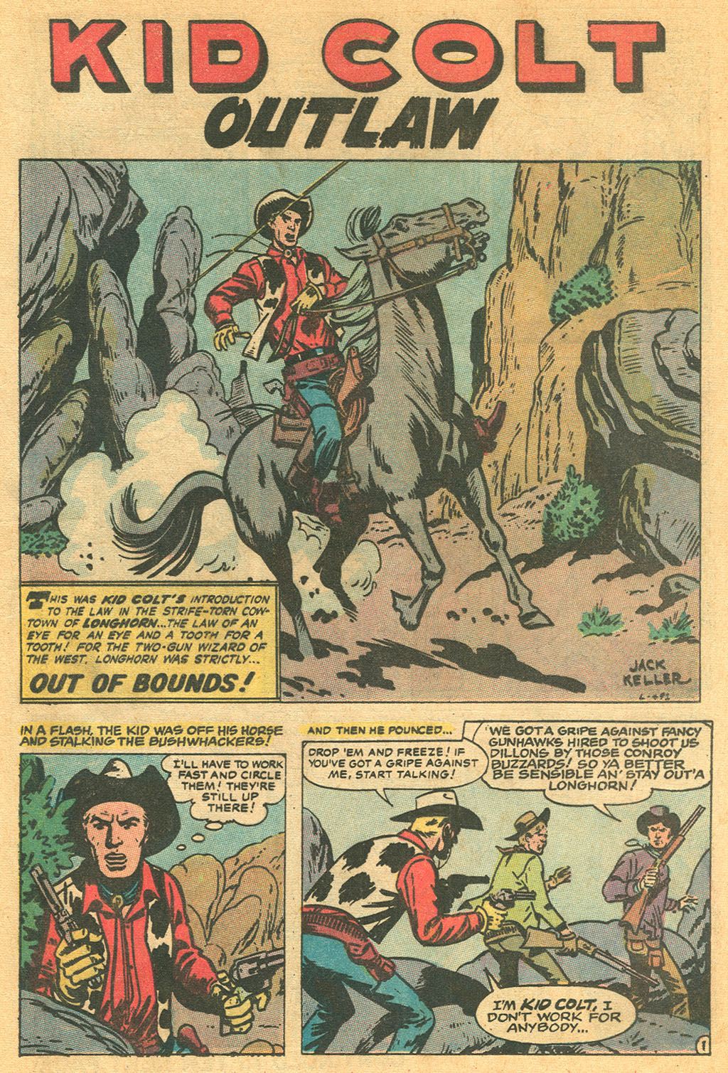 Read online Kid Colt Outlaw comic -  Issue #145 - 17