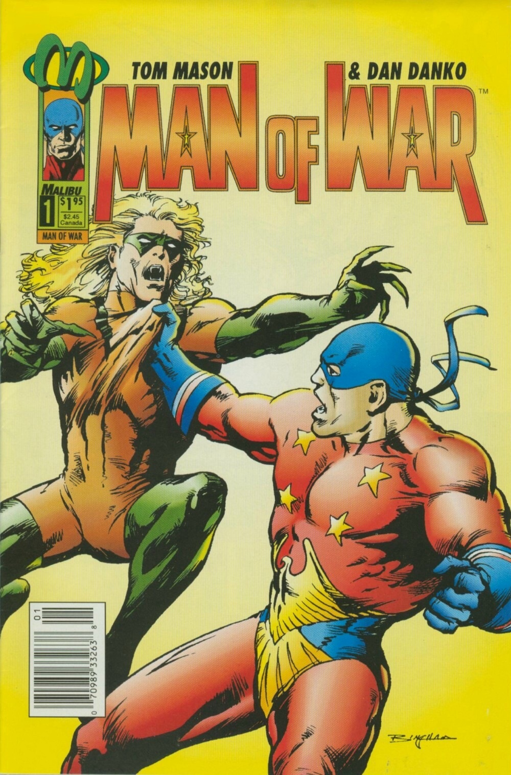 Read online Man of War comic -  Issue #1 - 1