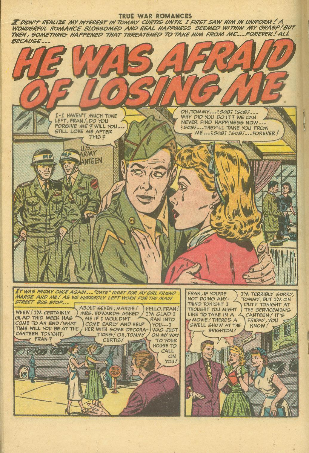 Read online True War Romances comic -  Issue #17 - 18