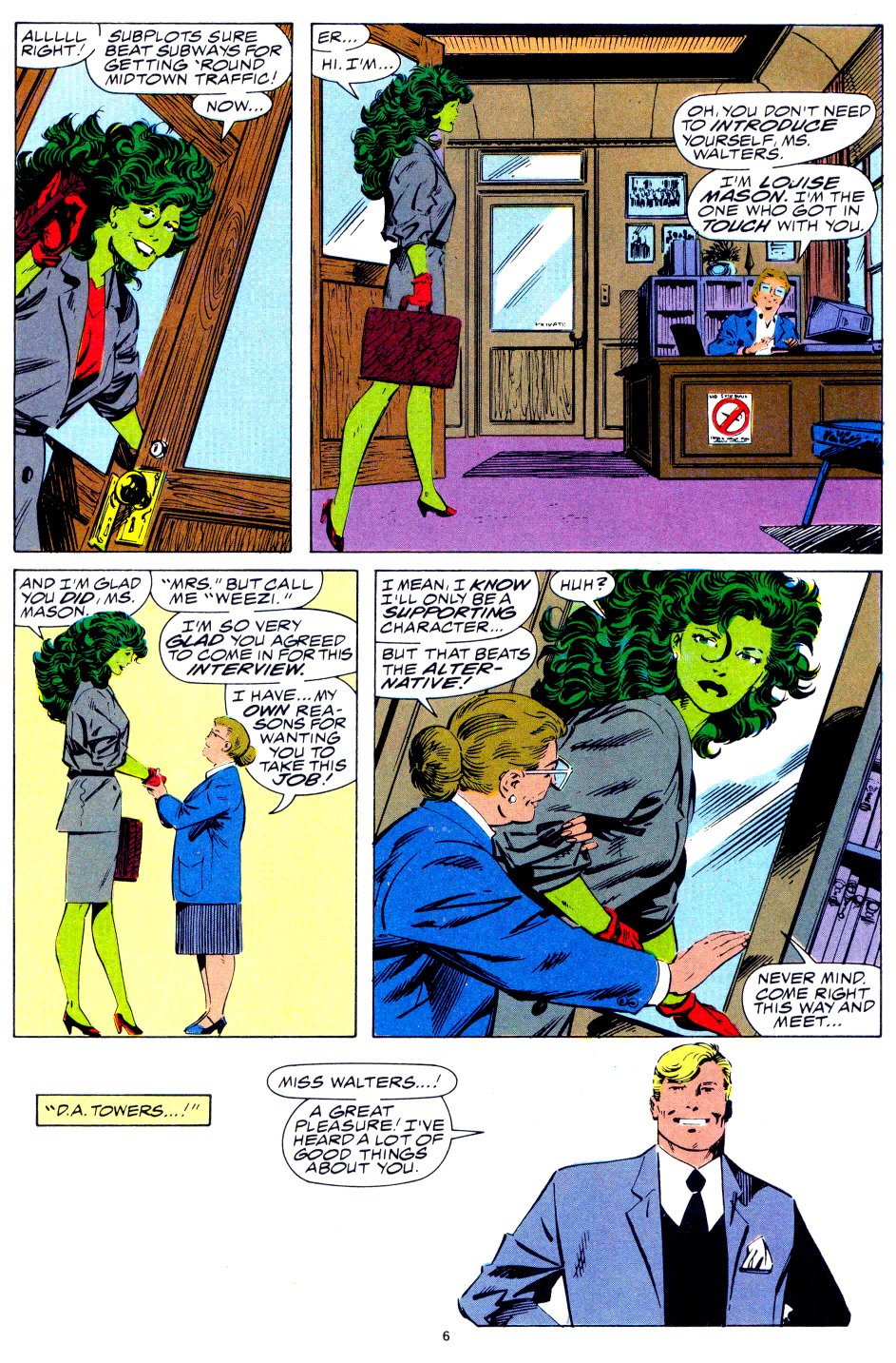 Read online The Sensational She-Hulk comic -  Issue #4 - 6