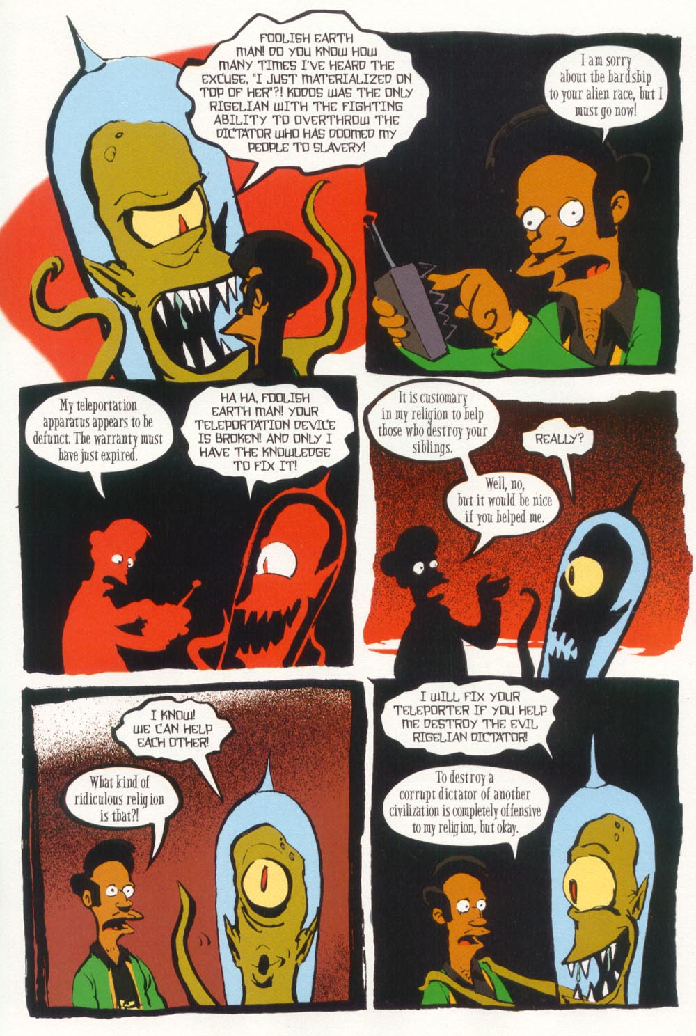 Read online Treehouse of Horror comic -  Issue #5 - 35