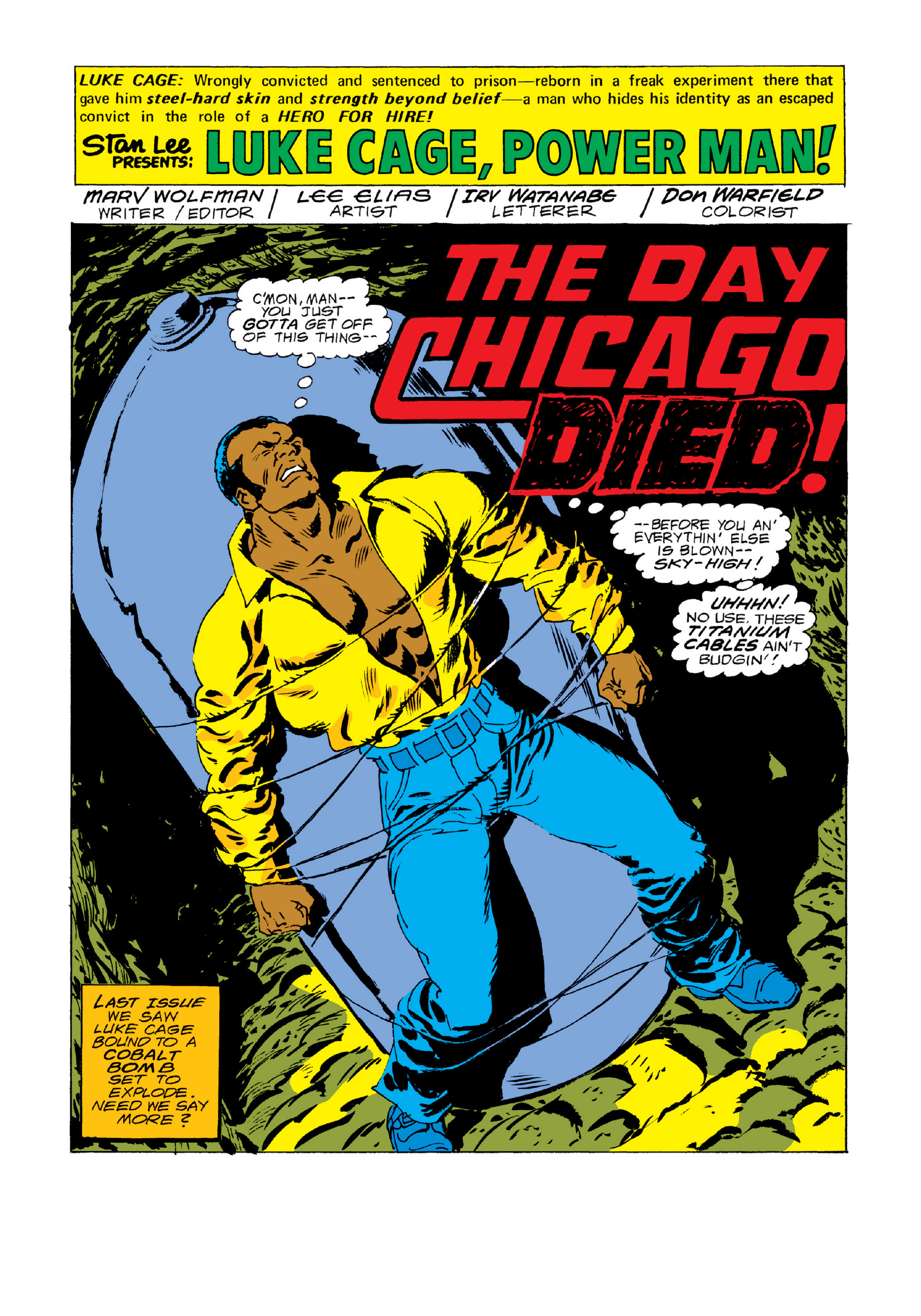 Read online Marvel Masterworks: Luke Cage, Power Man comic -  Issue # TPB 3 (Part 3) - 64